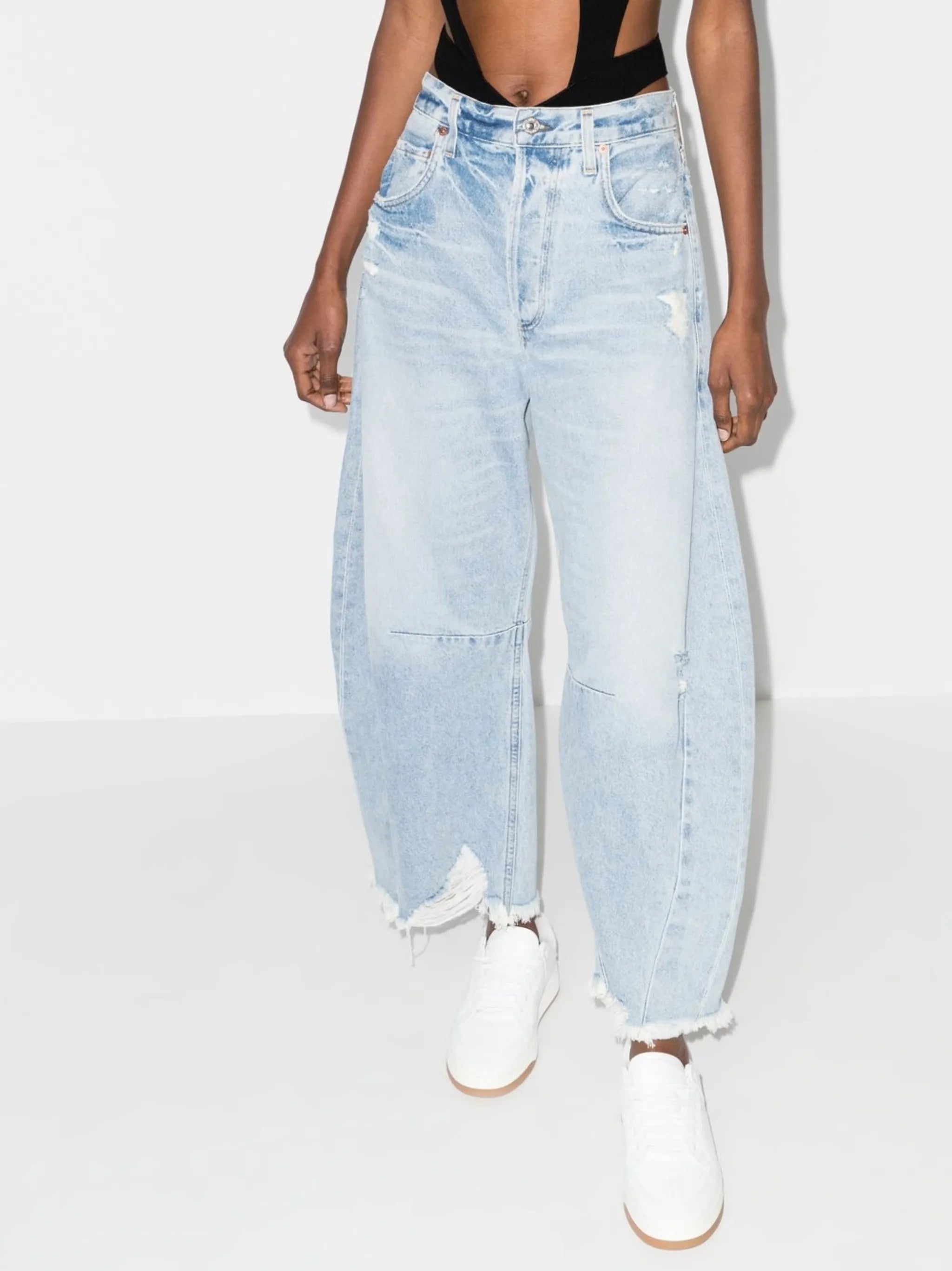 Horseshoe wide-leg jeans