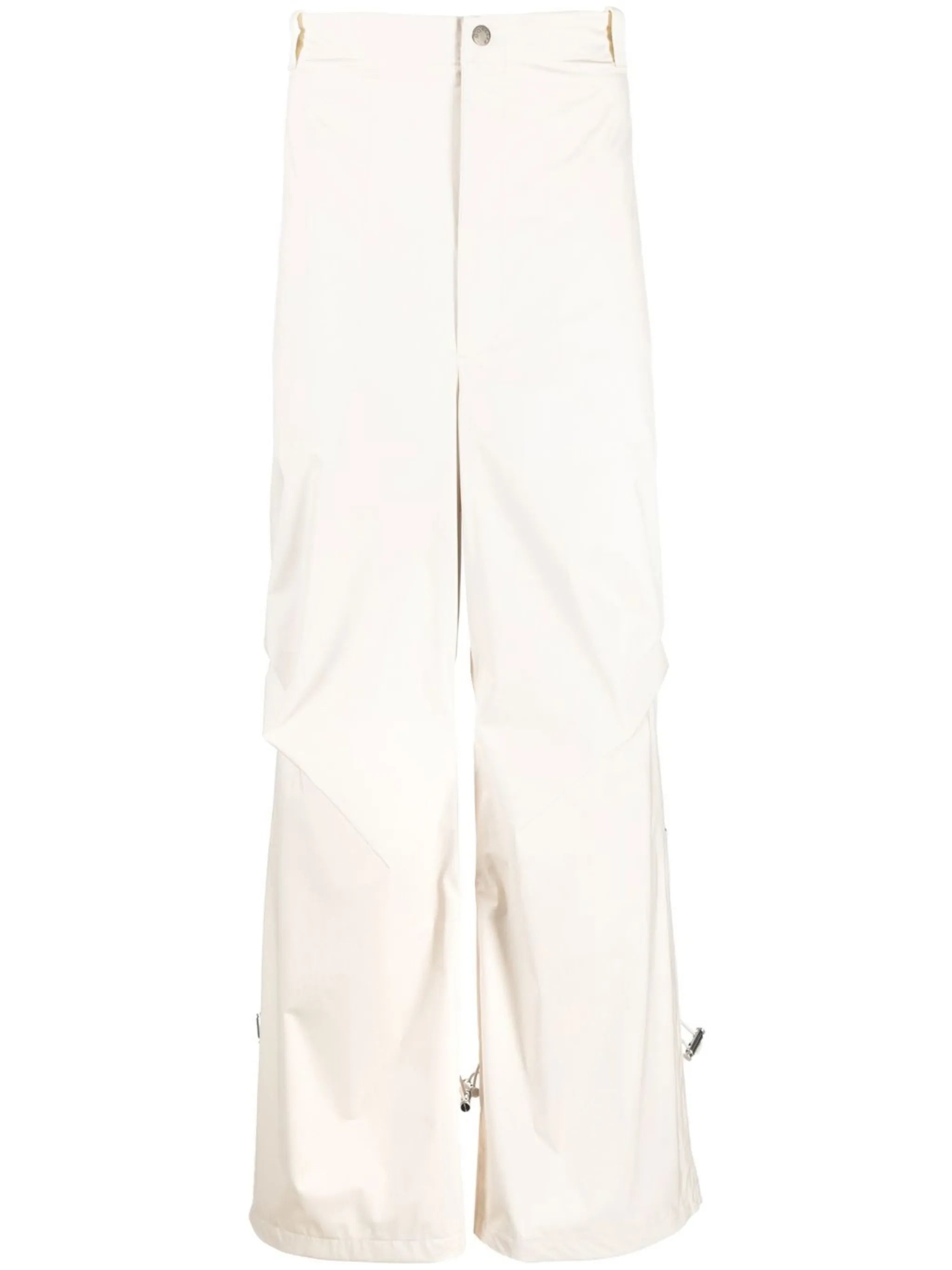 high waist wide-leg trousers