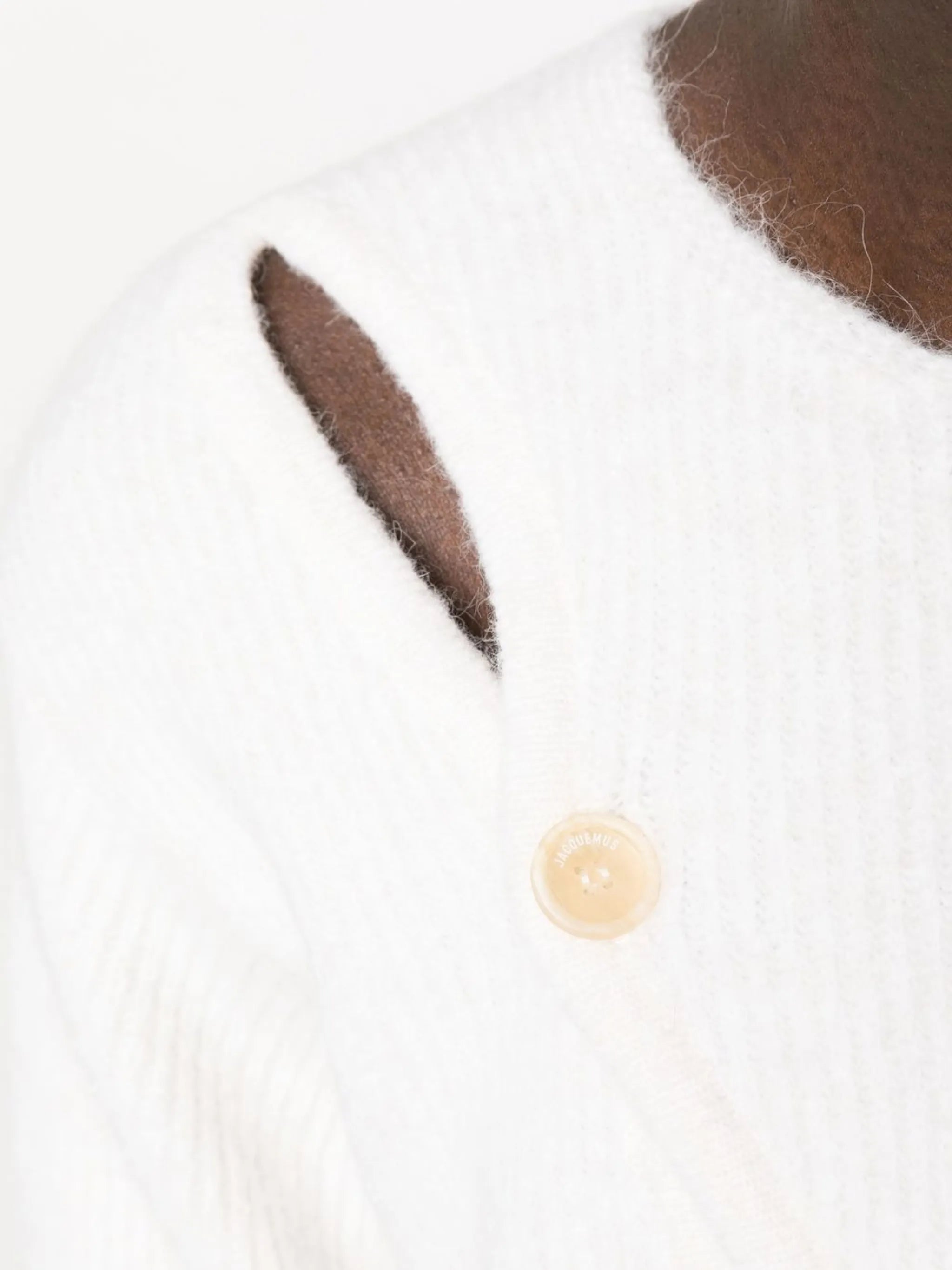 asymmetric buttoned cardigan