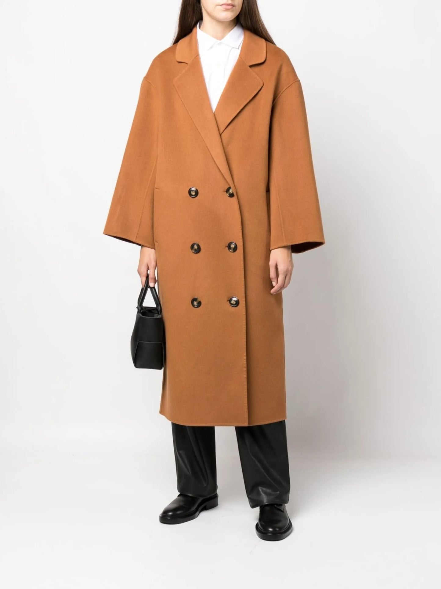 Borne double-breasted coat