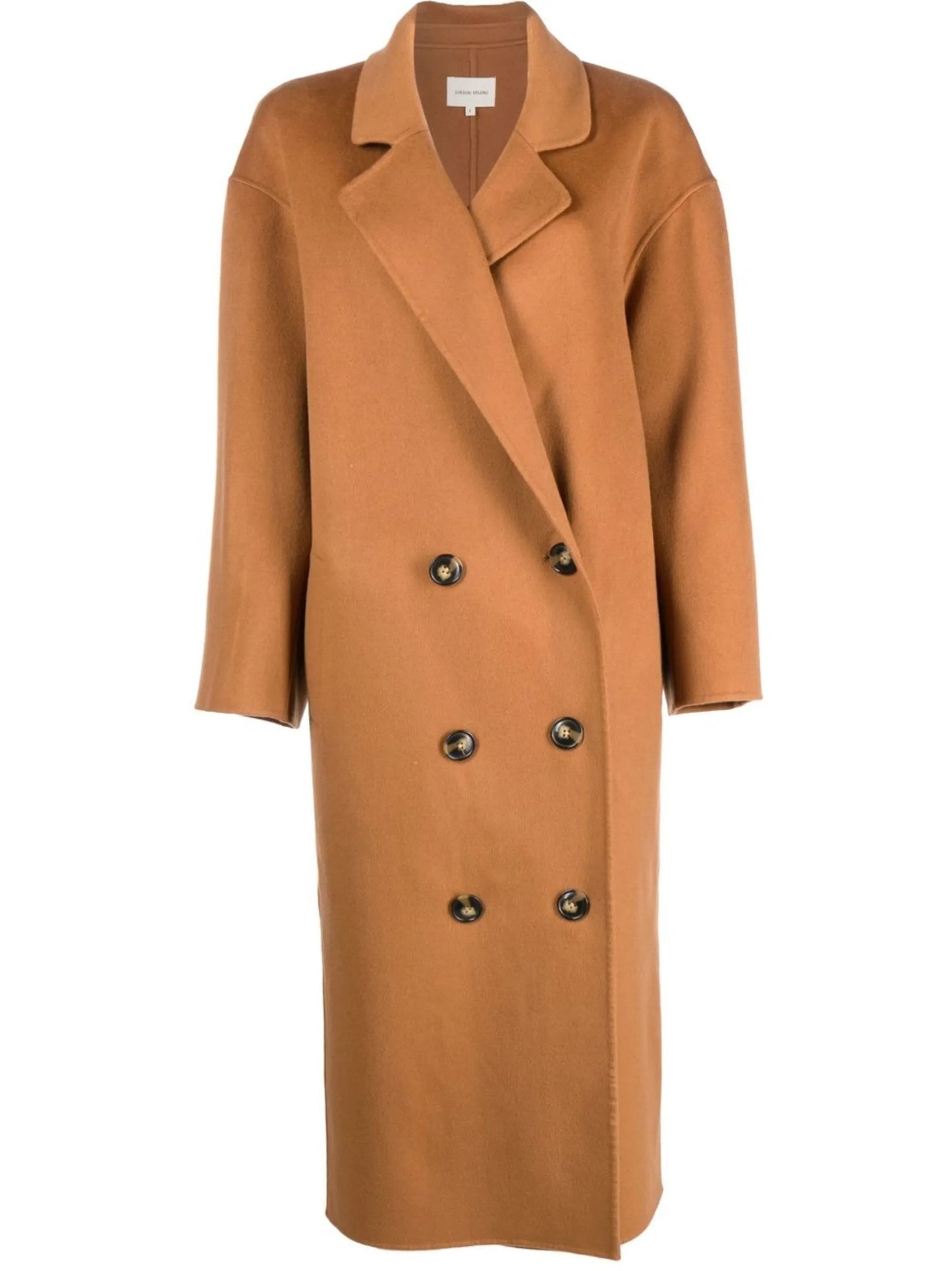 Borne double-breasted coat