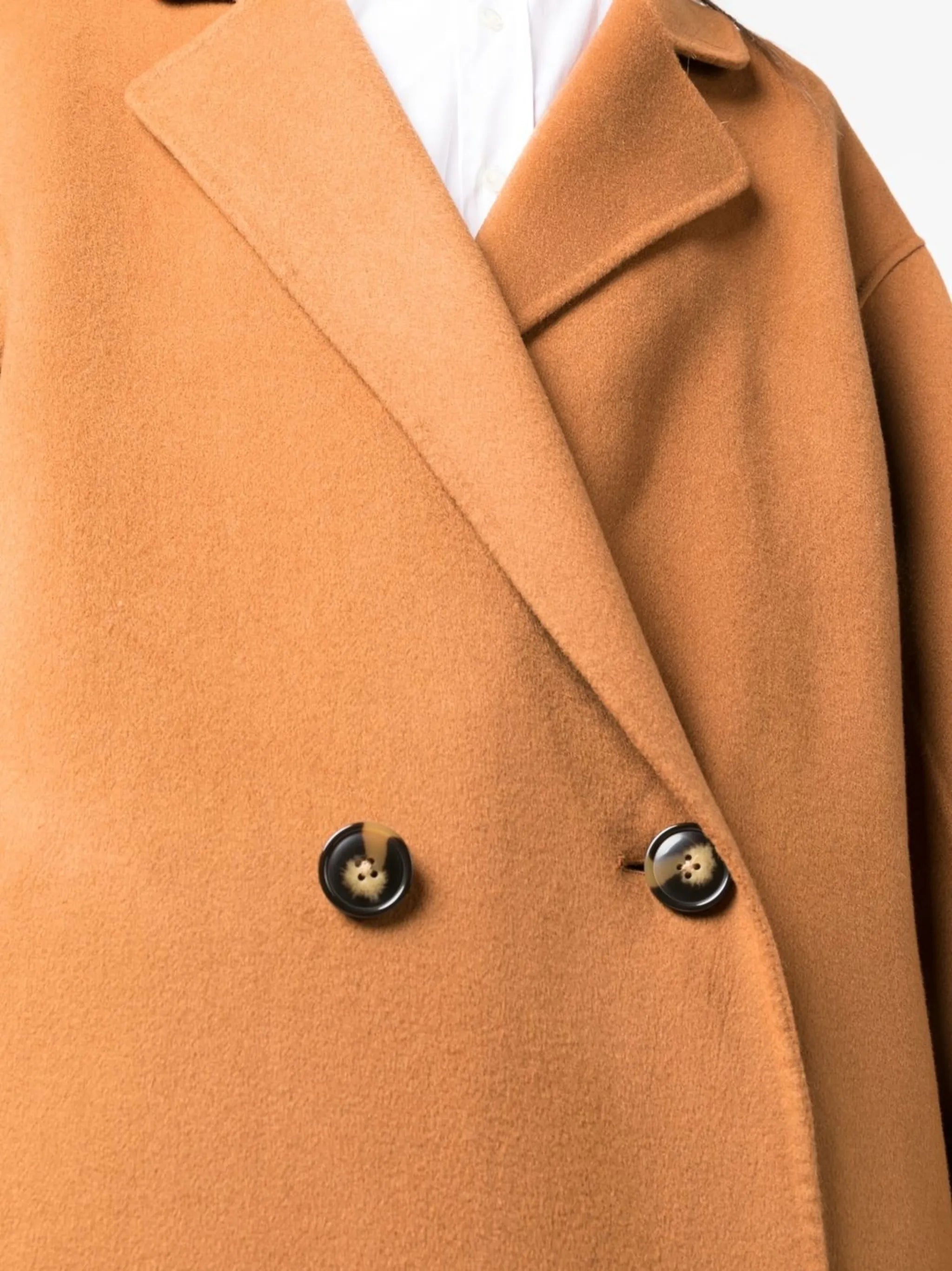 Borne double-breasted coat