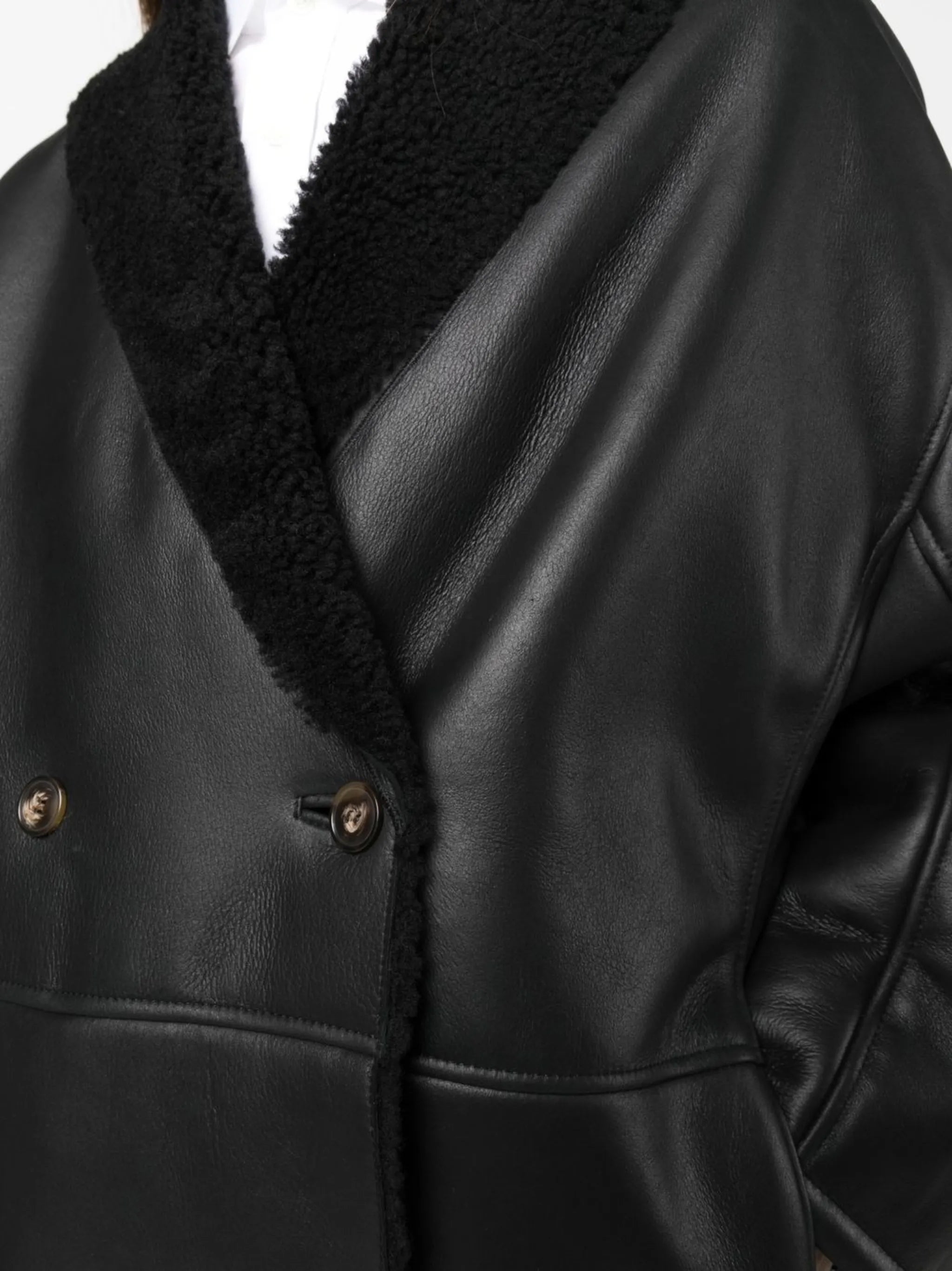 double-breasted coat