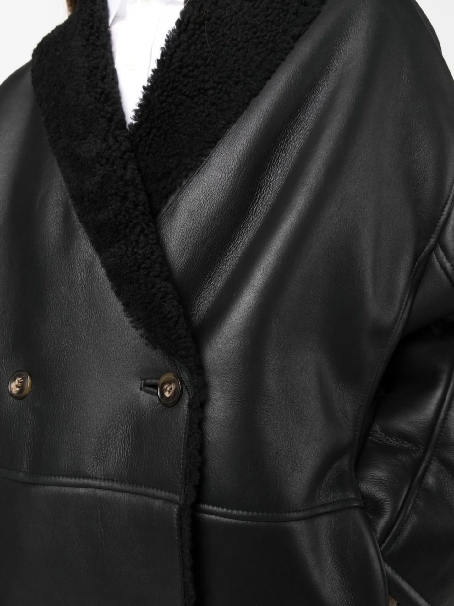 double-breasted coat