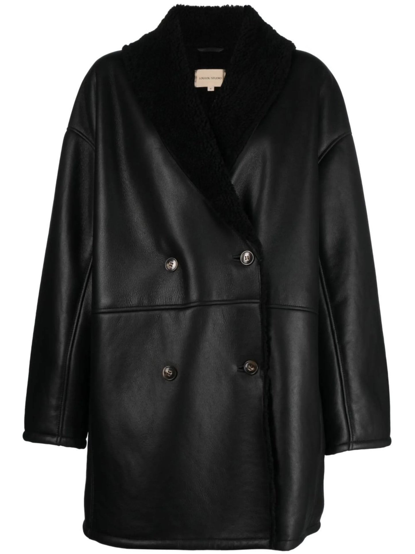 double-breasted coat