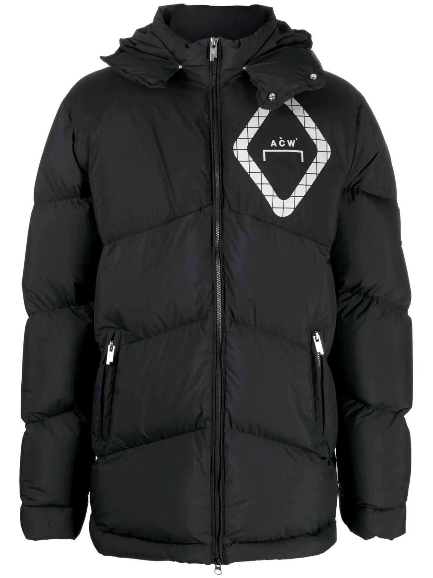 hooded padded jacket