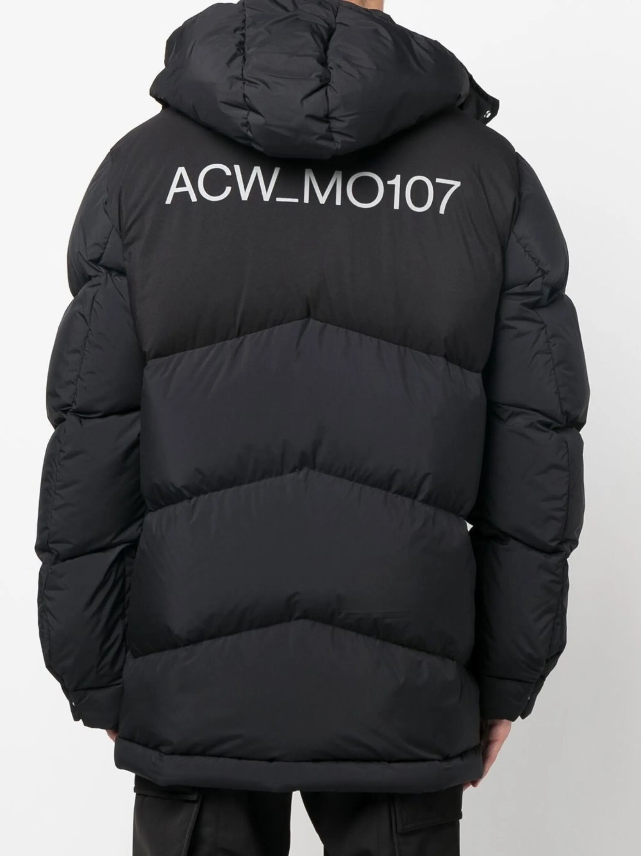 hooded padded jacket