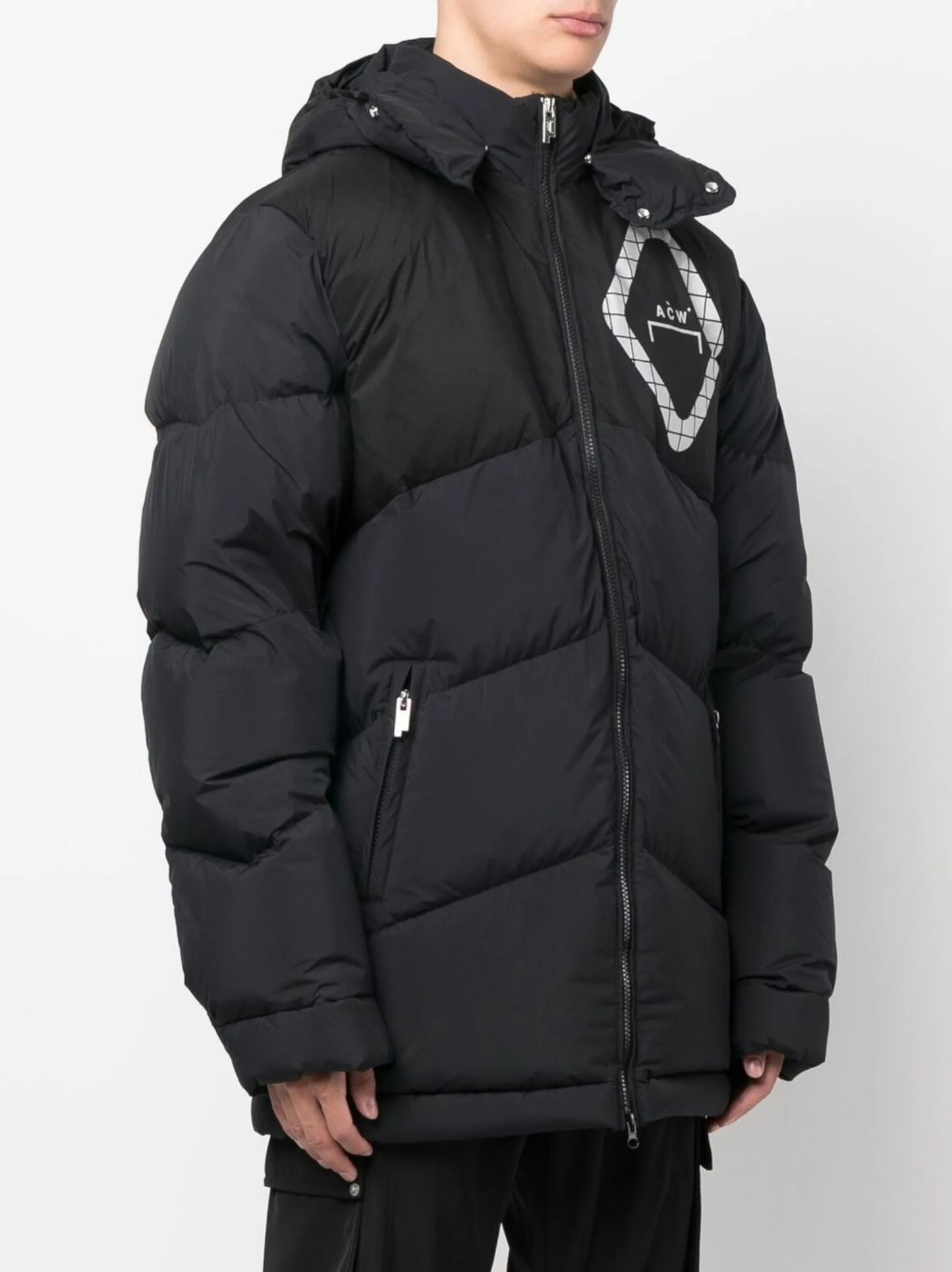 hooded padded jacket