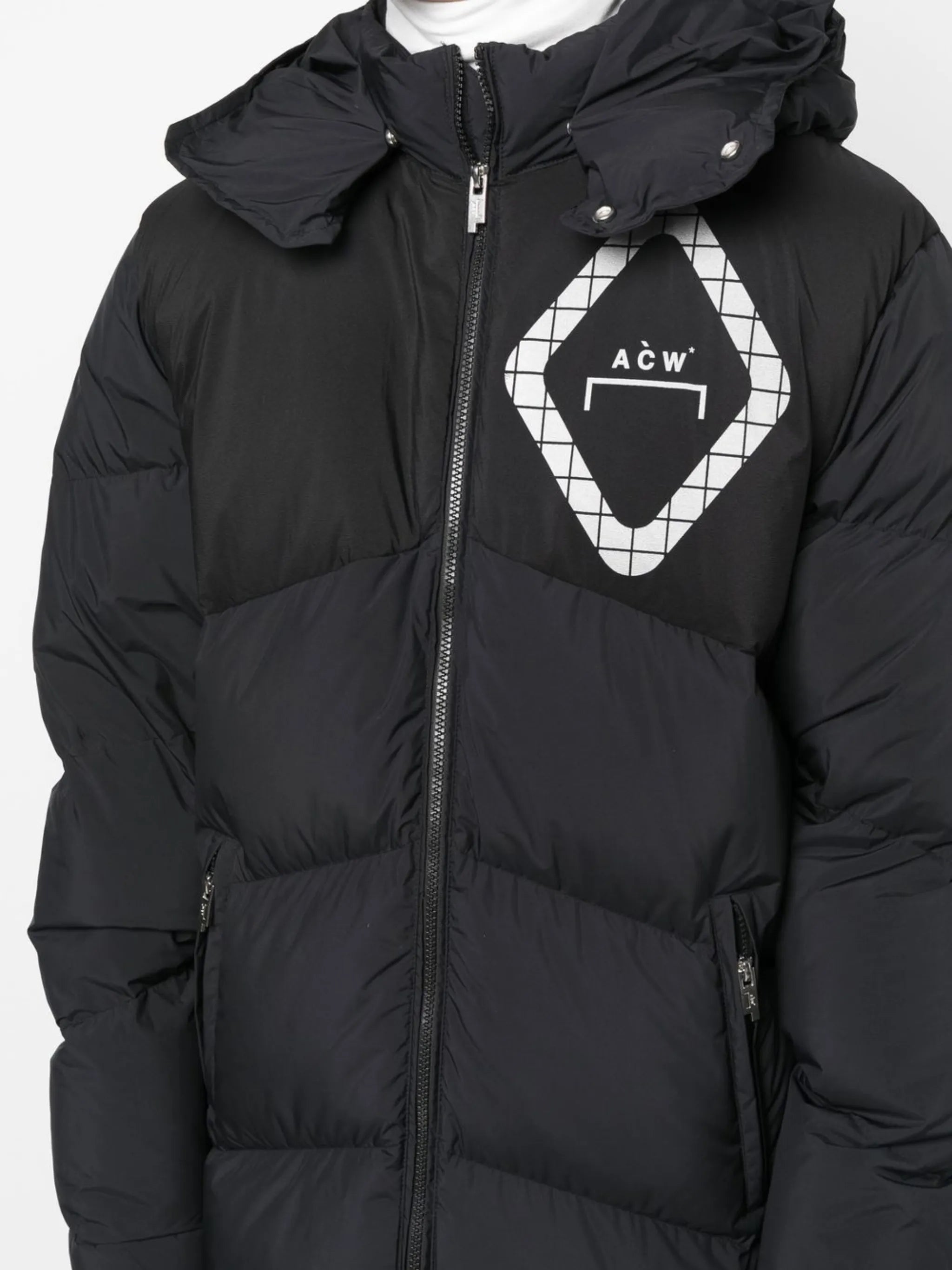 hooded padded jacket