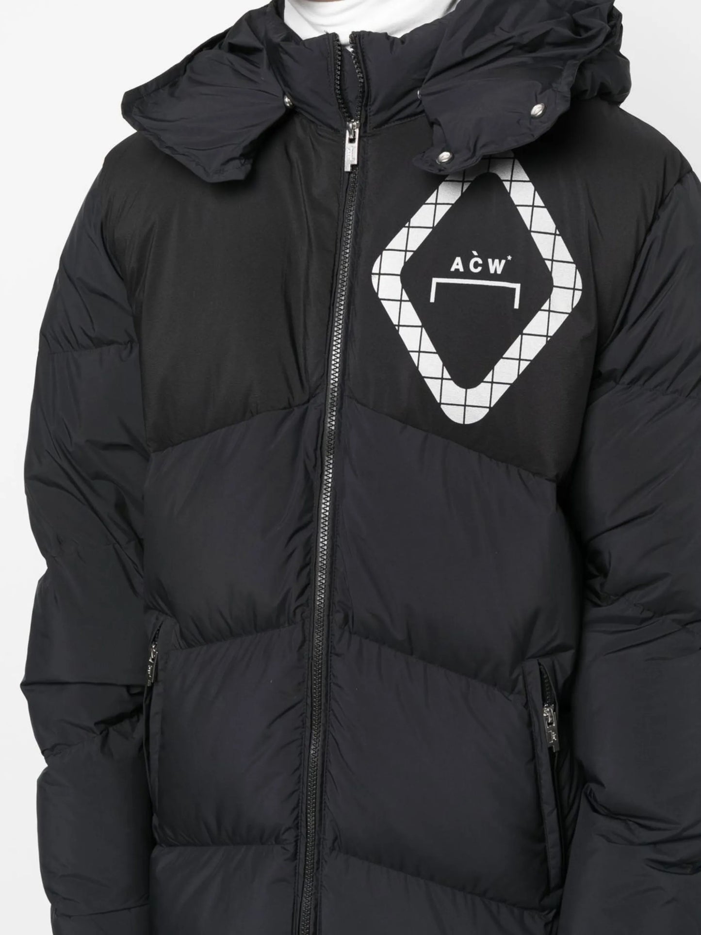 hooded padded jacket