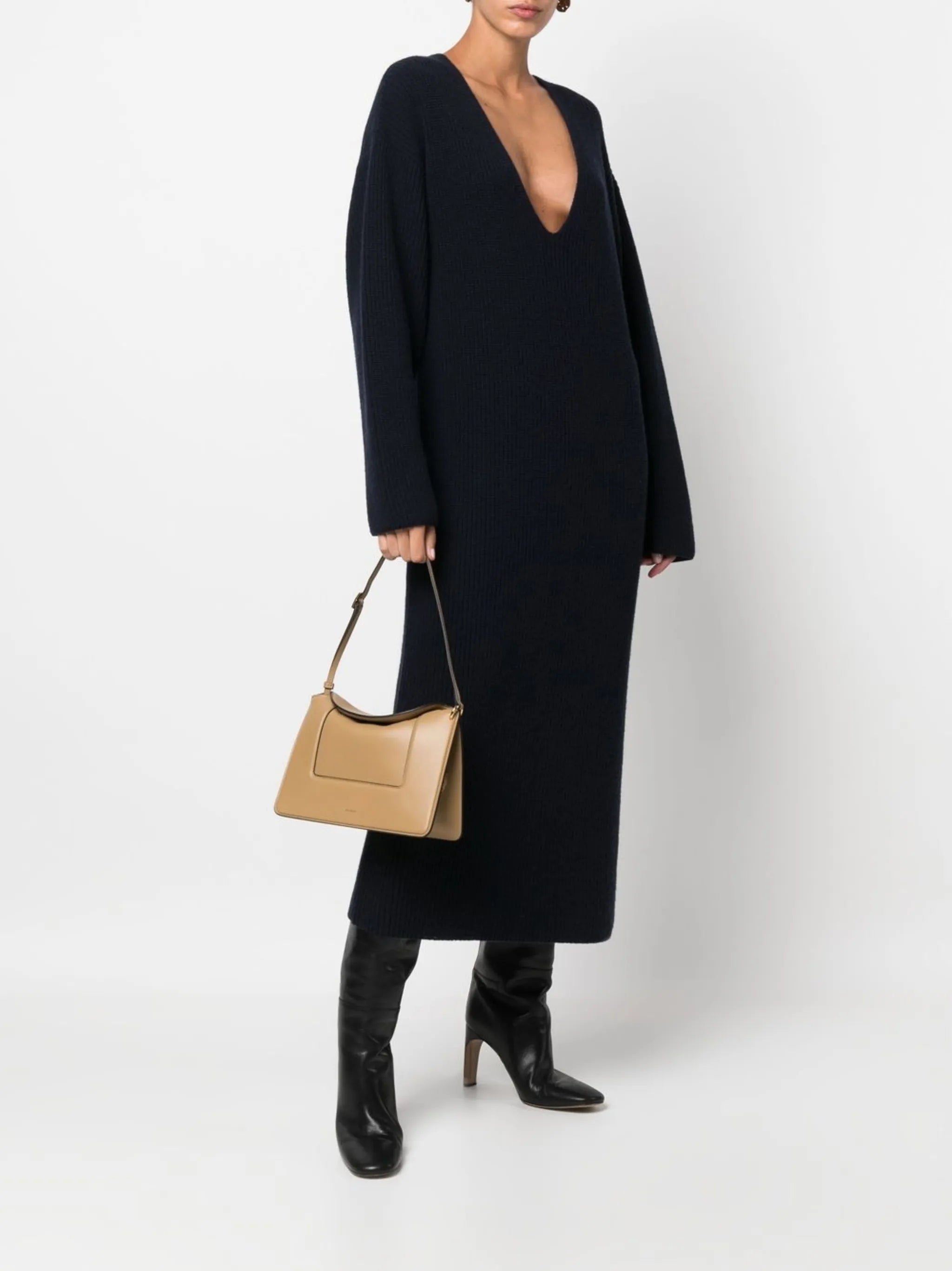 Penelope leather shoulder bag