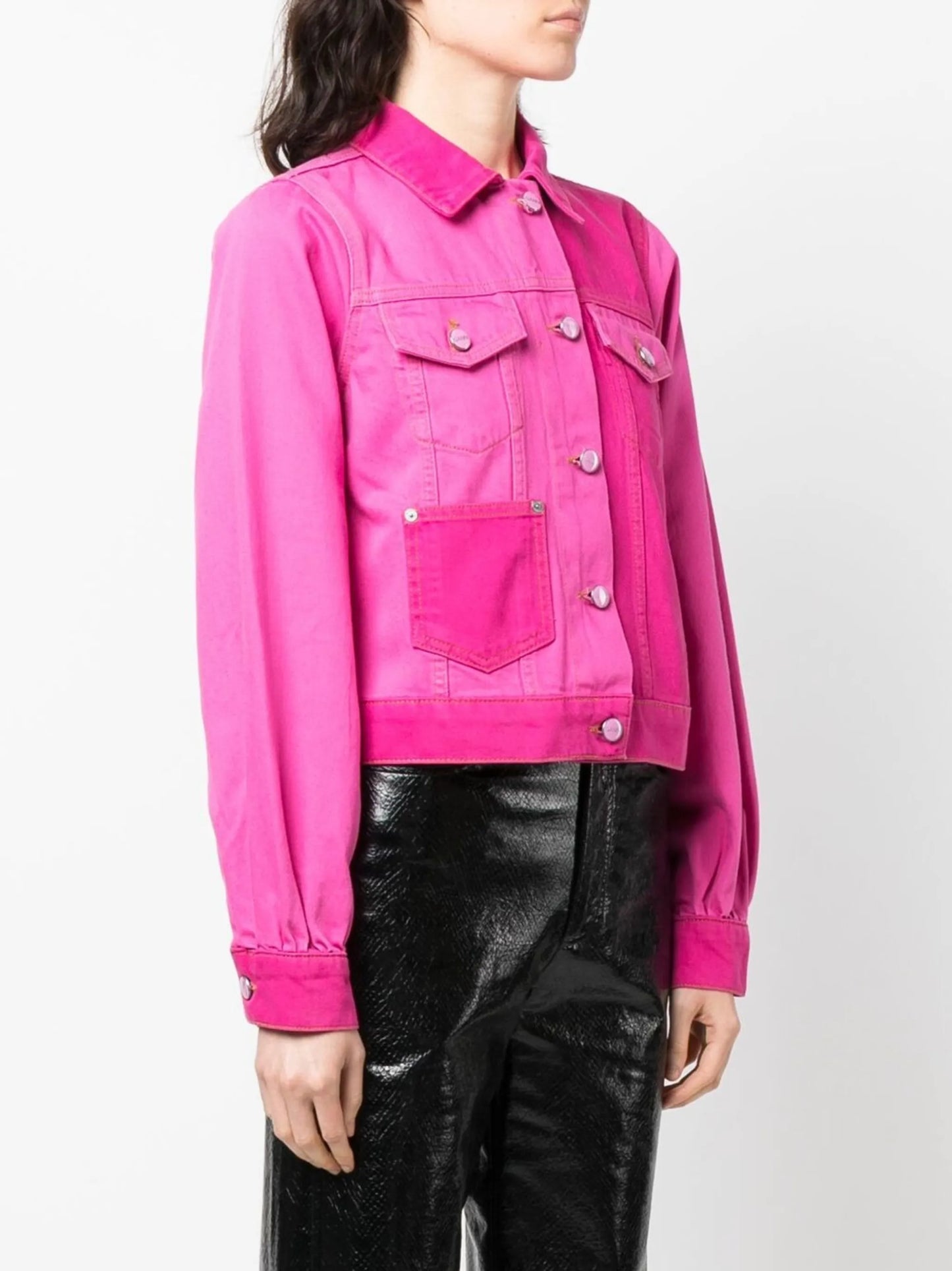 button-up denim jacket