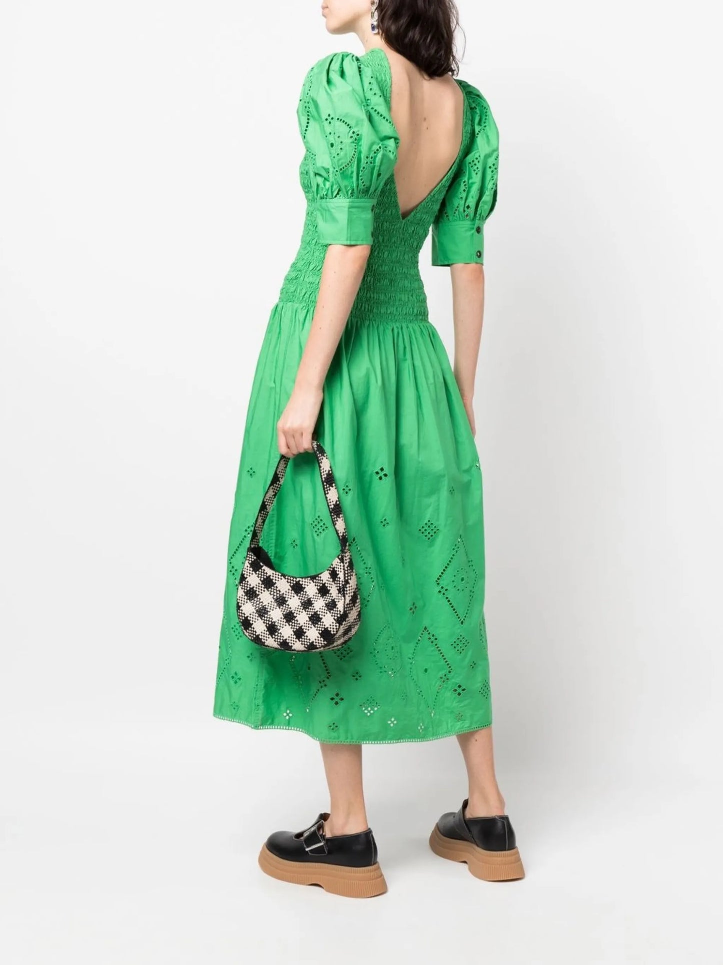 cut out-detail midi dress