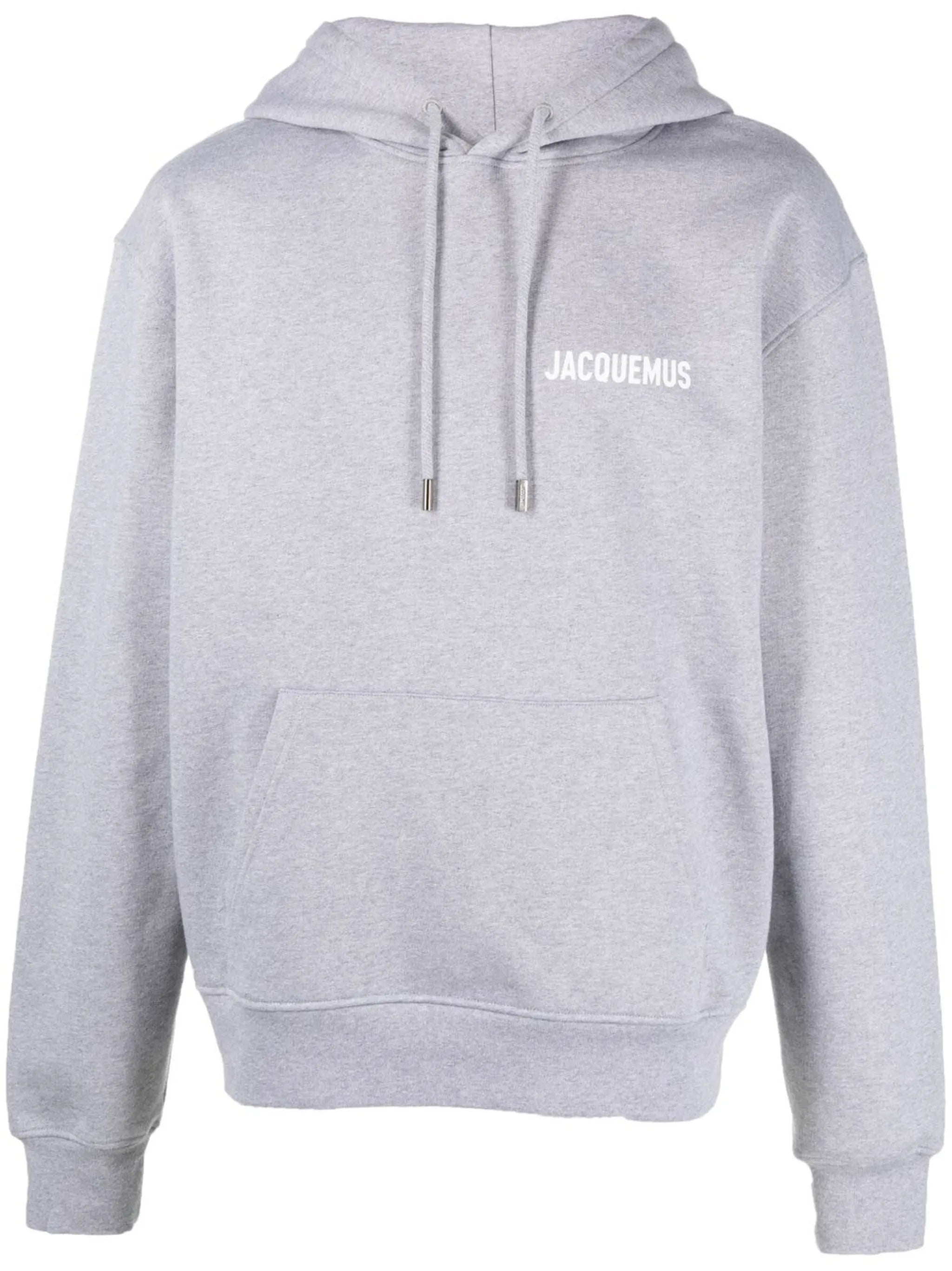 logo-print cotton hoodie