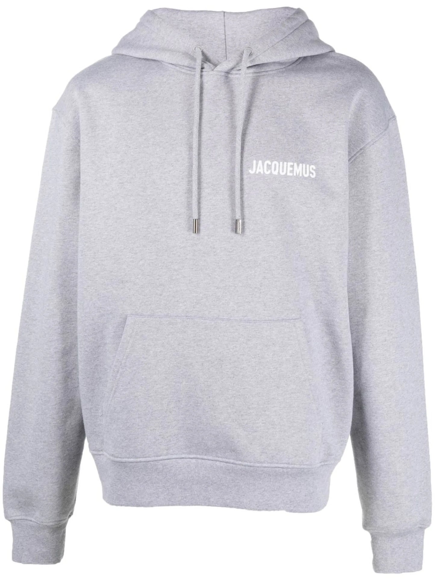 logo-print cotton hoodie