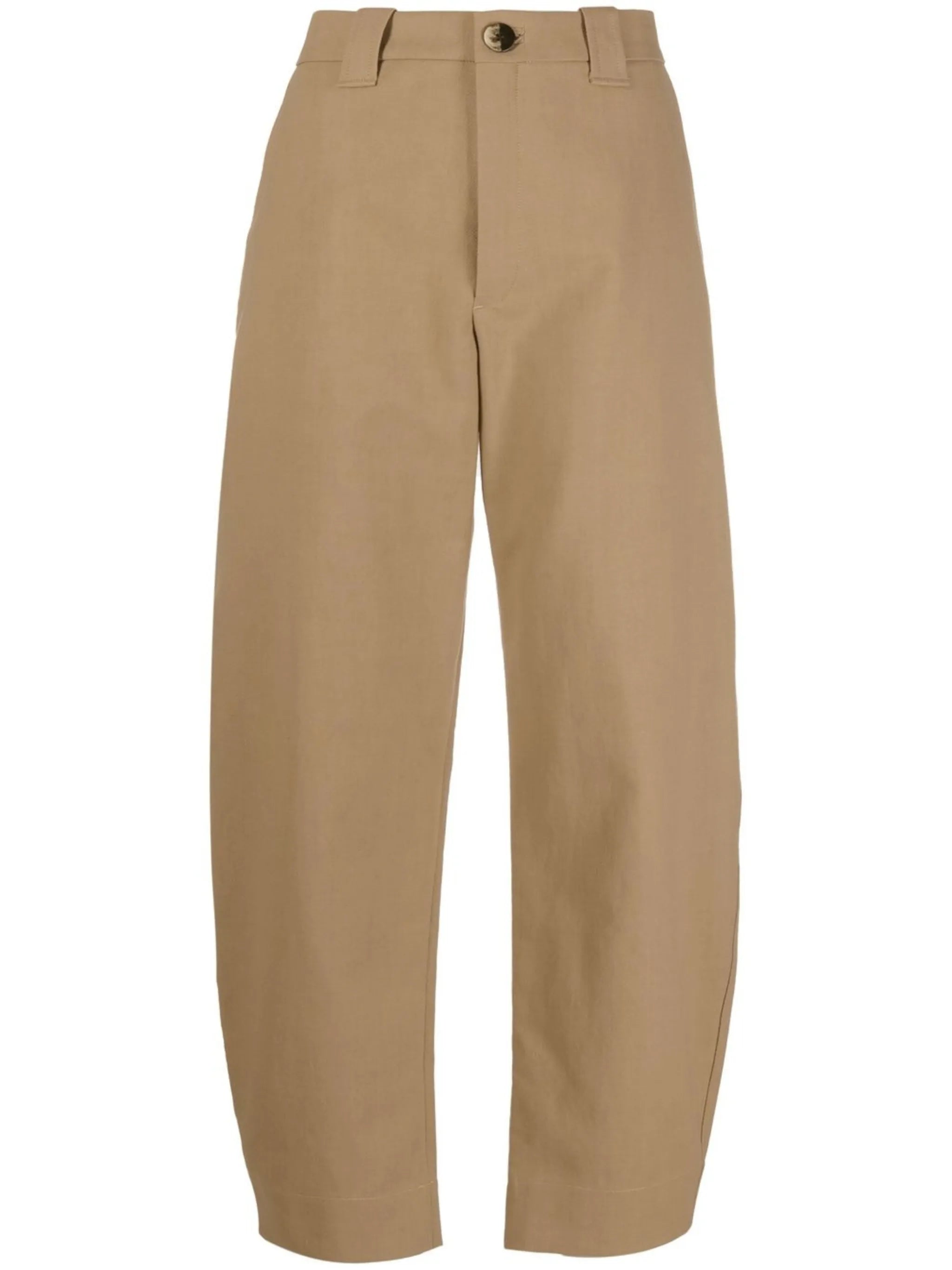 cropped tailored trousers