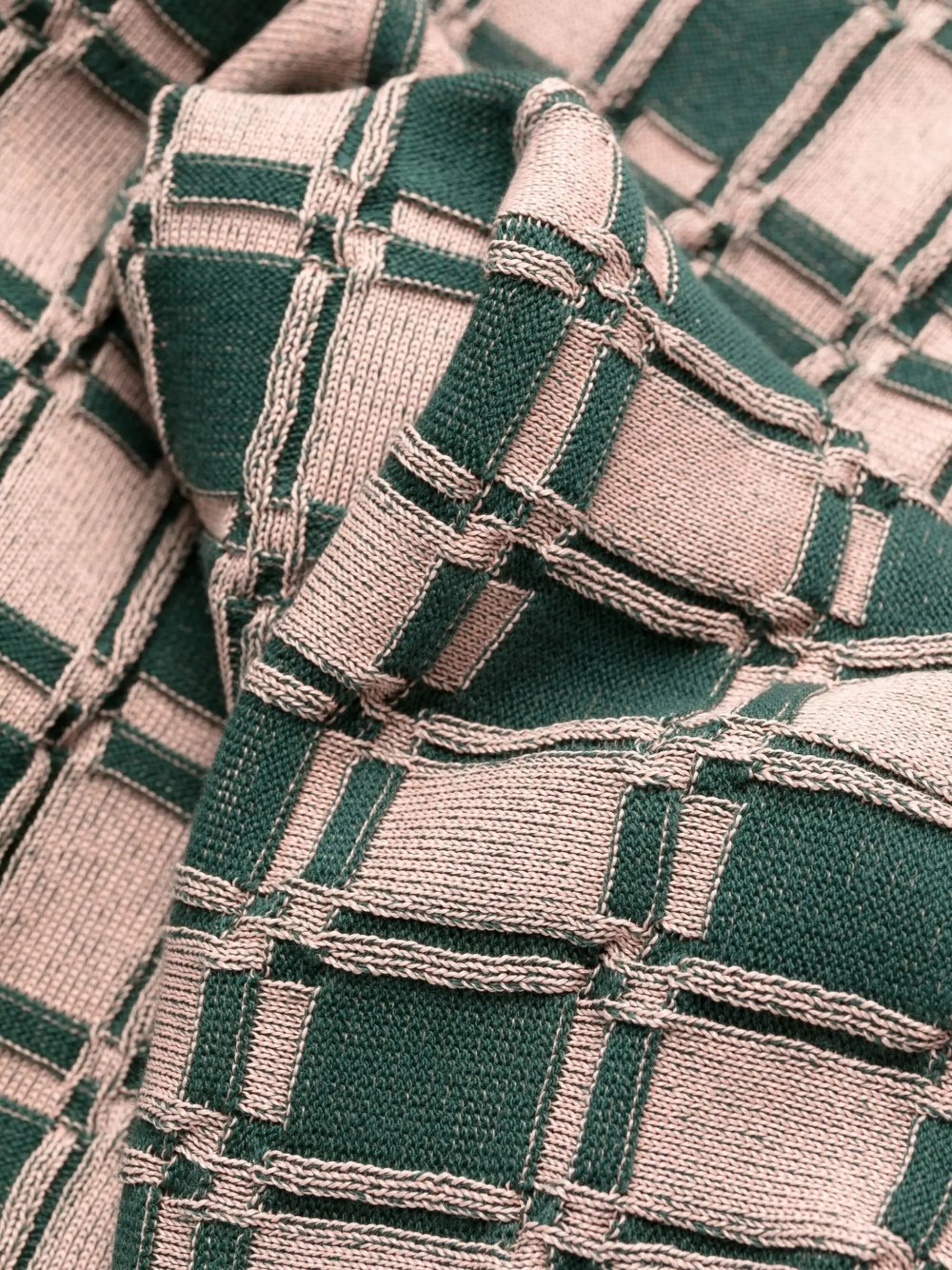 jacquard polo dress