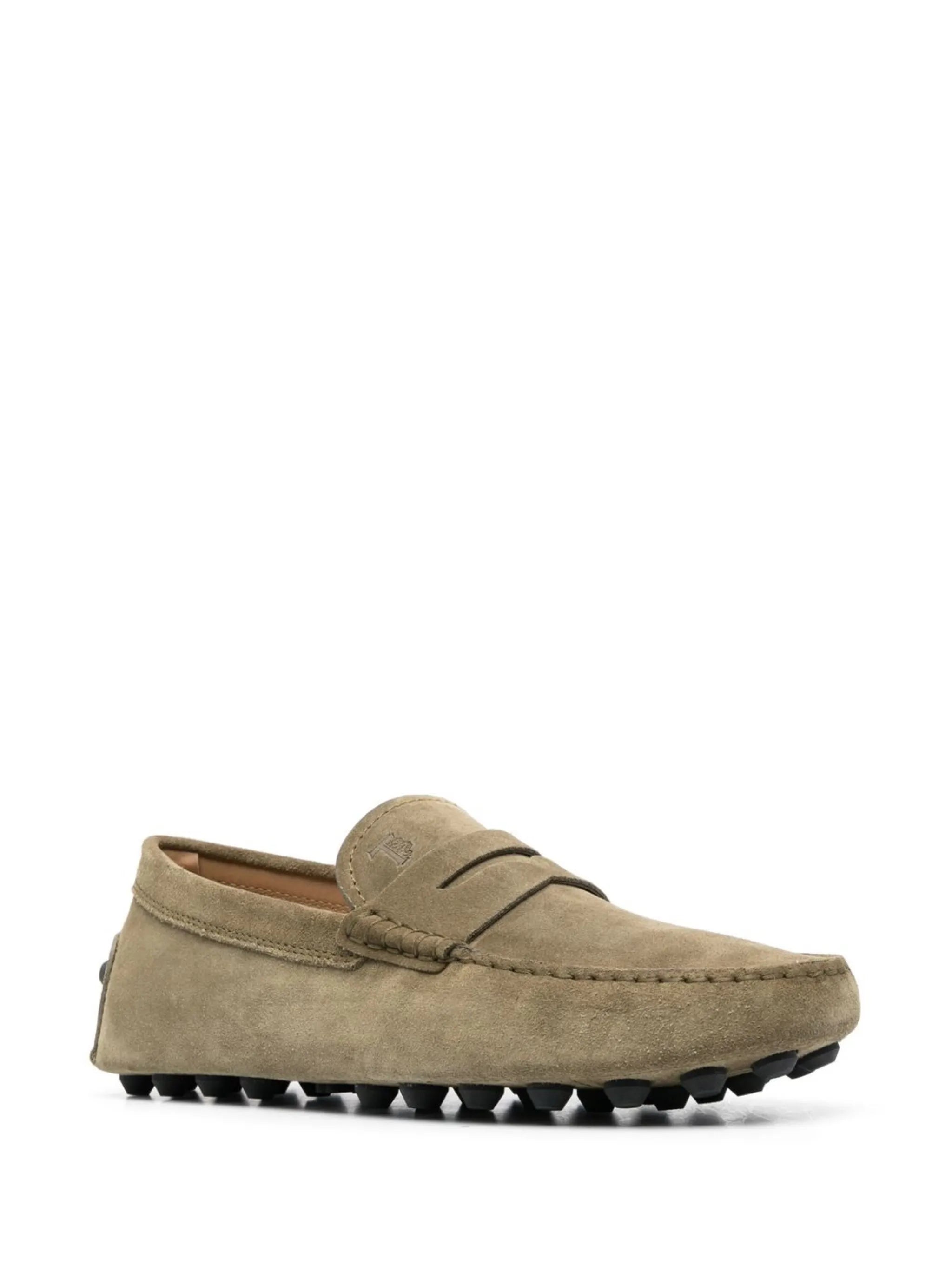 Gommino suede loafers
