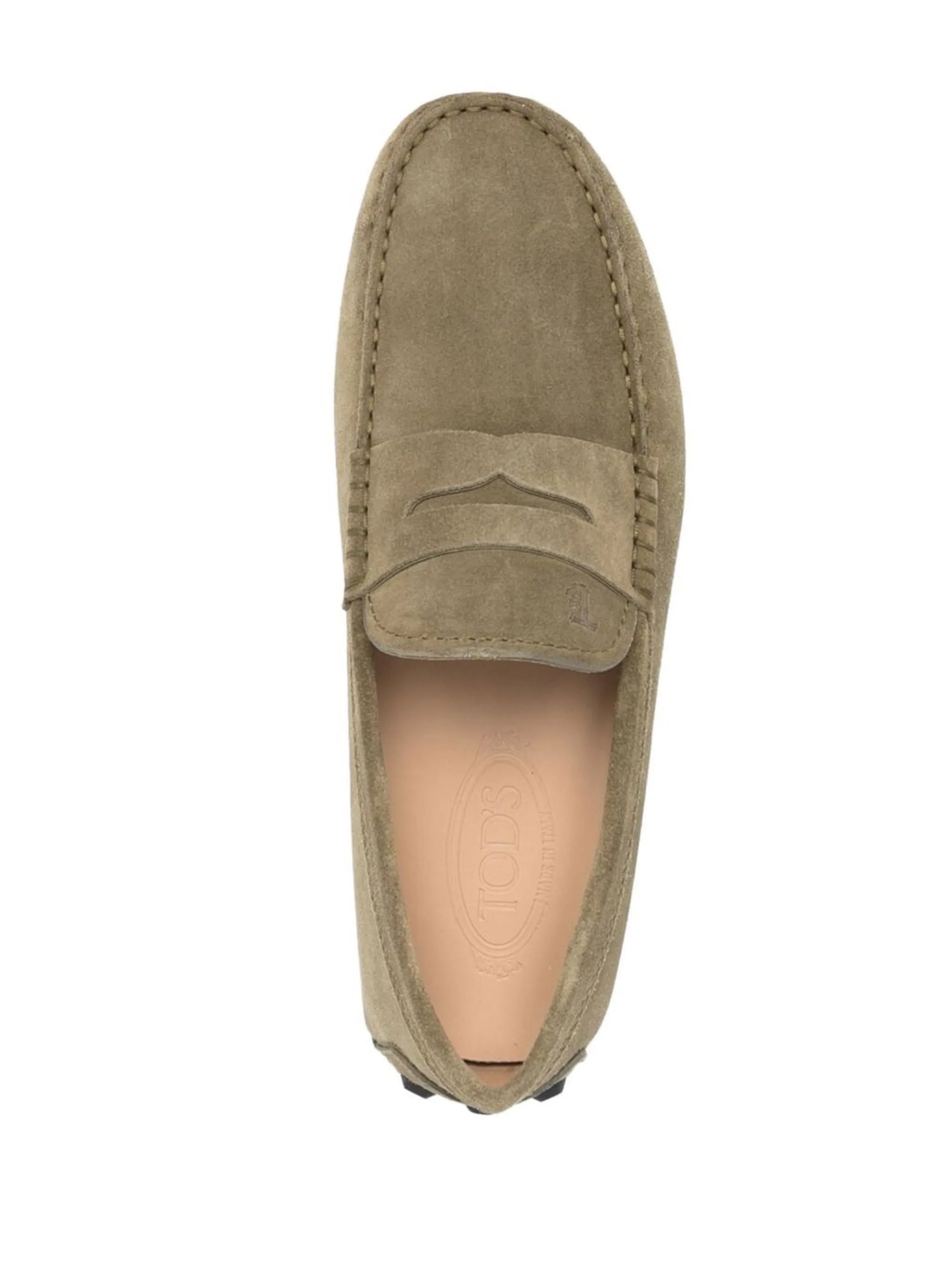 Gommino suede loafers