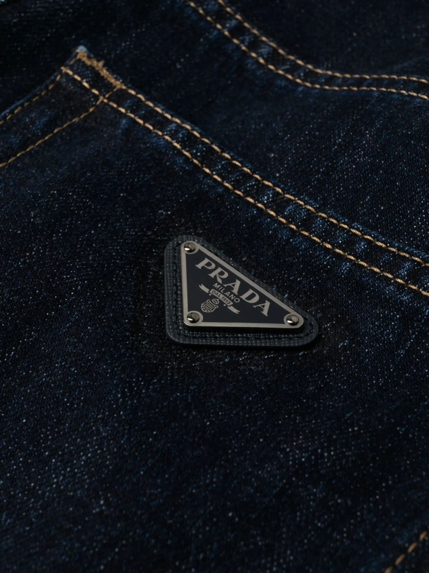 high-rise straight-leg jeans