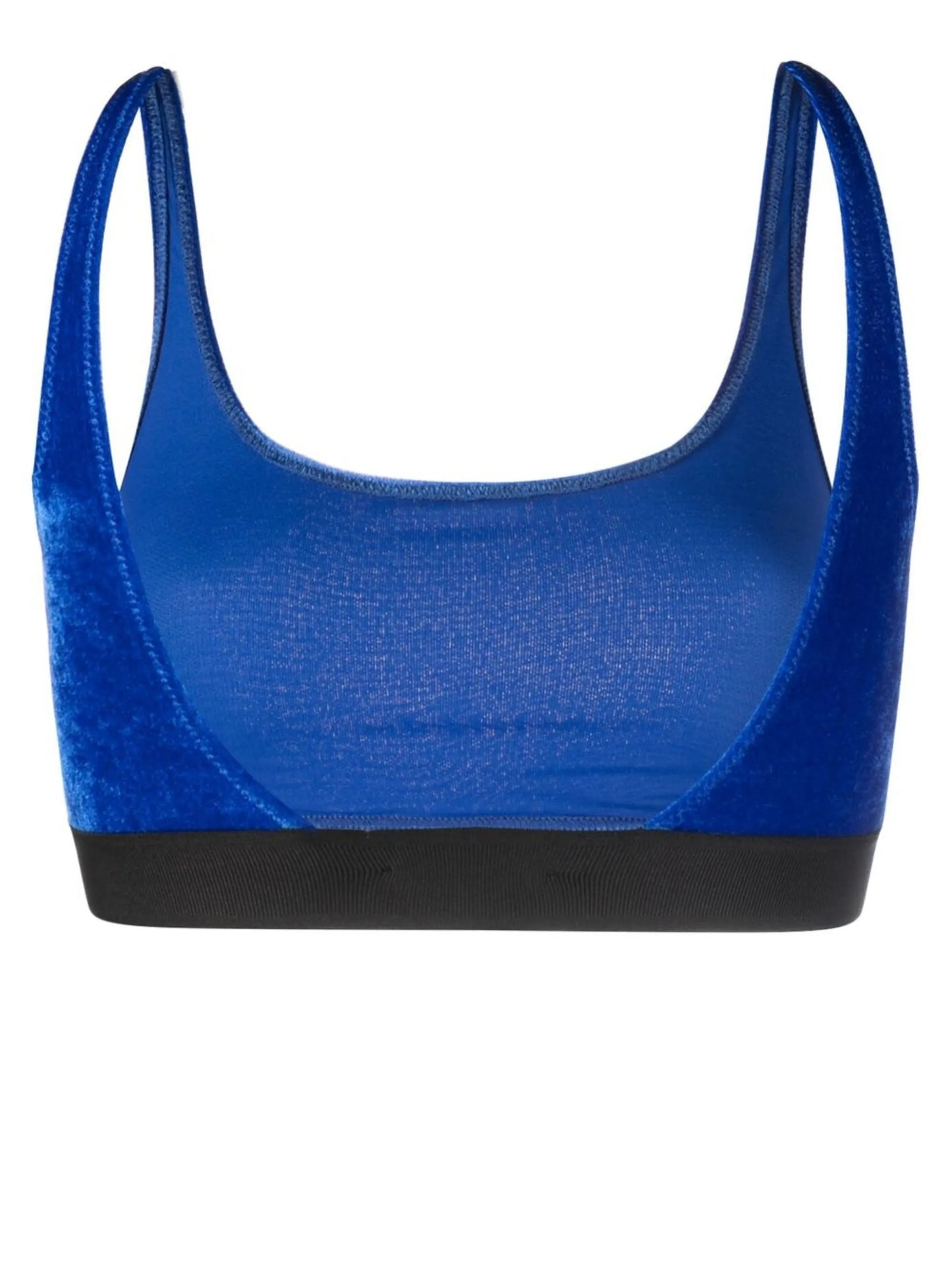 logo-band low-back bra