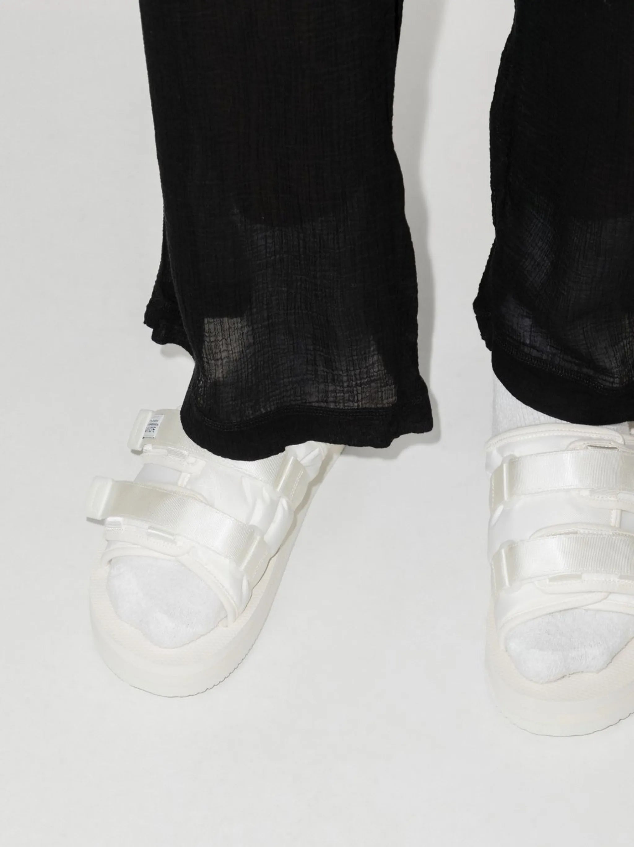 MOTO Webbing double-strap sandals