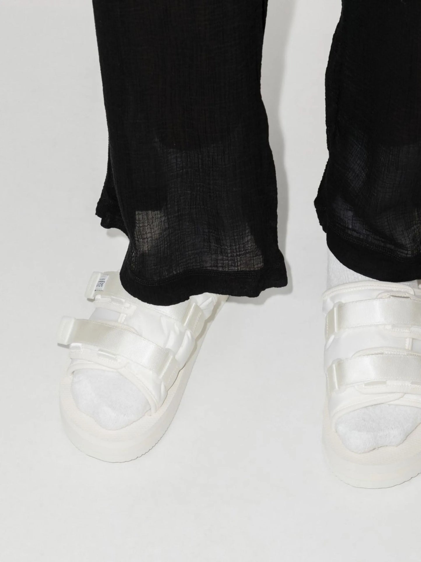 MOTO Webbing double-strap sandals