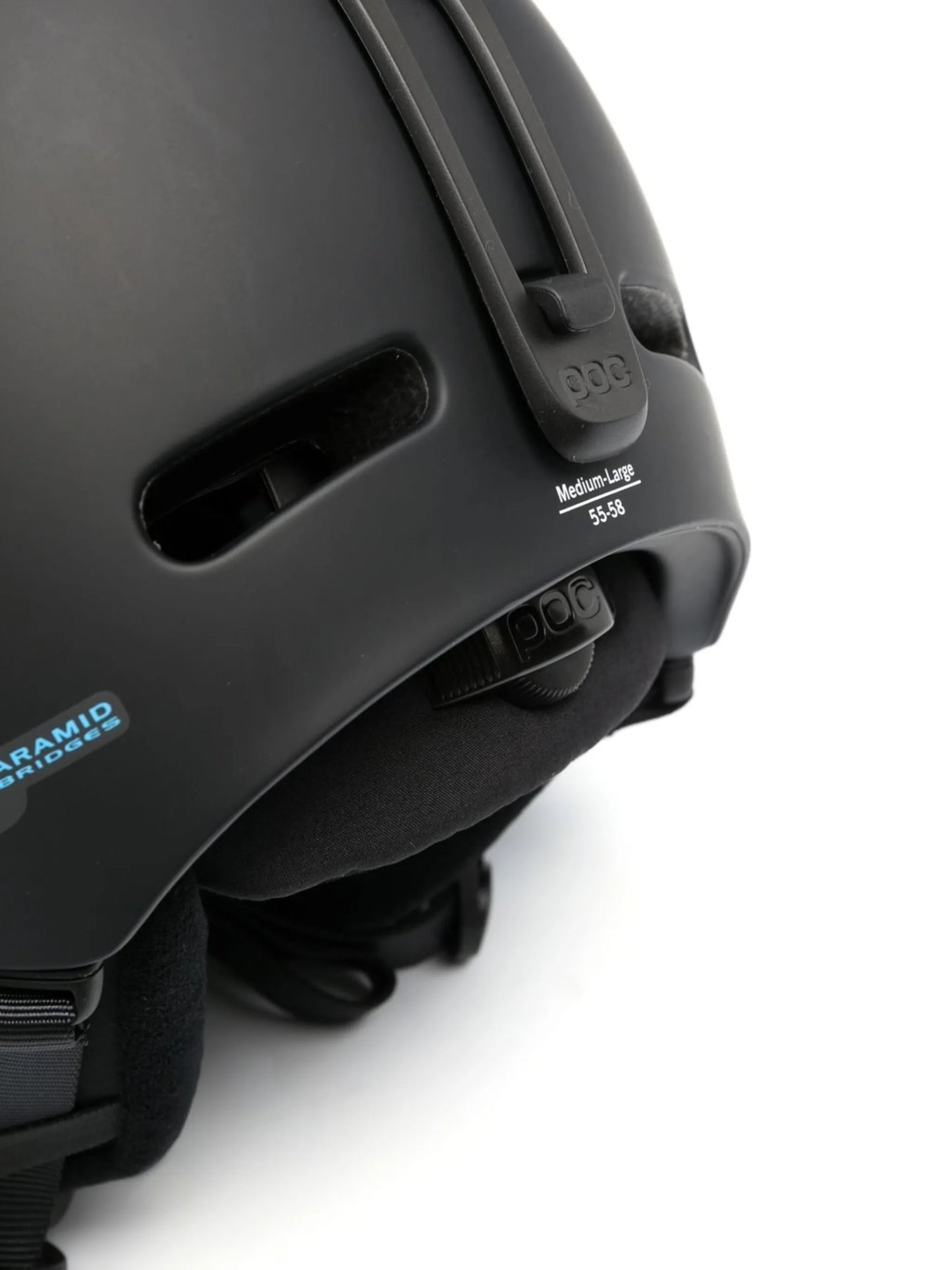 Fornix side logo-print detail helmet