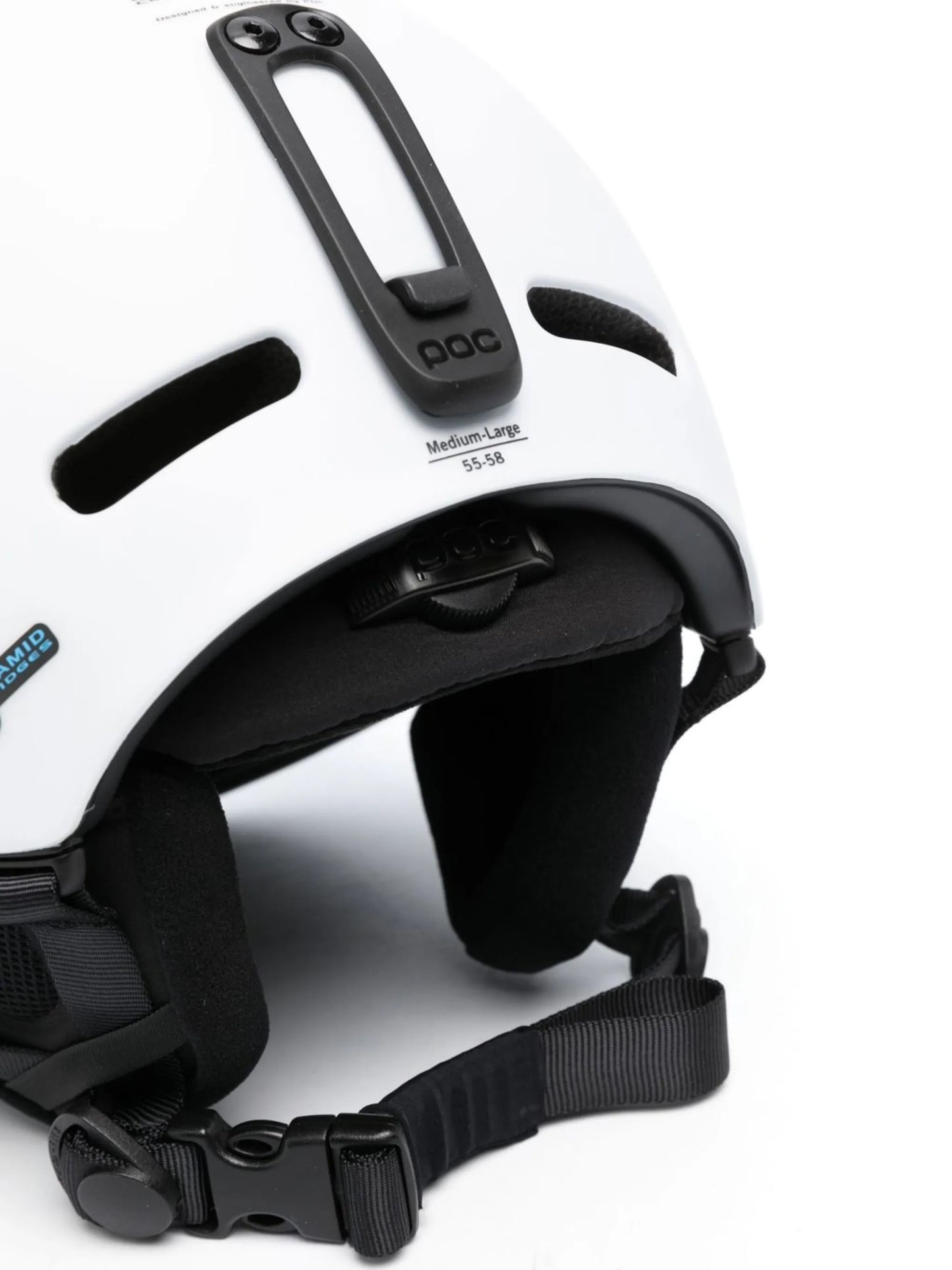 Fornix side logo-print helmet