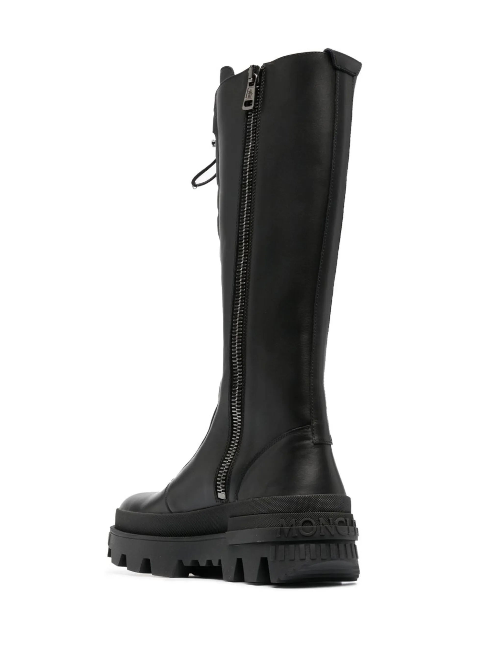 Vail leather elasticated-detail boots