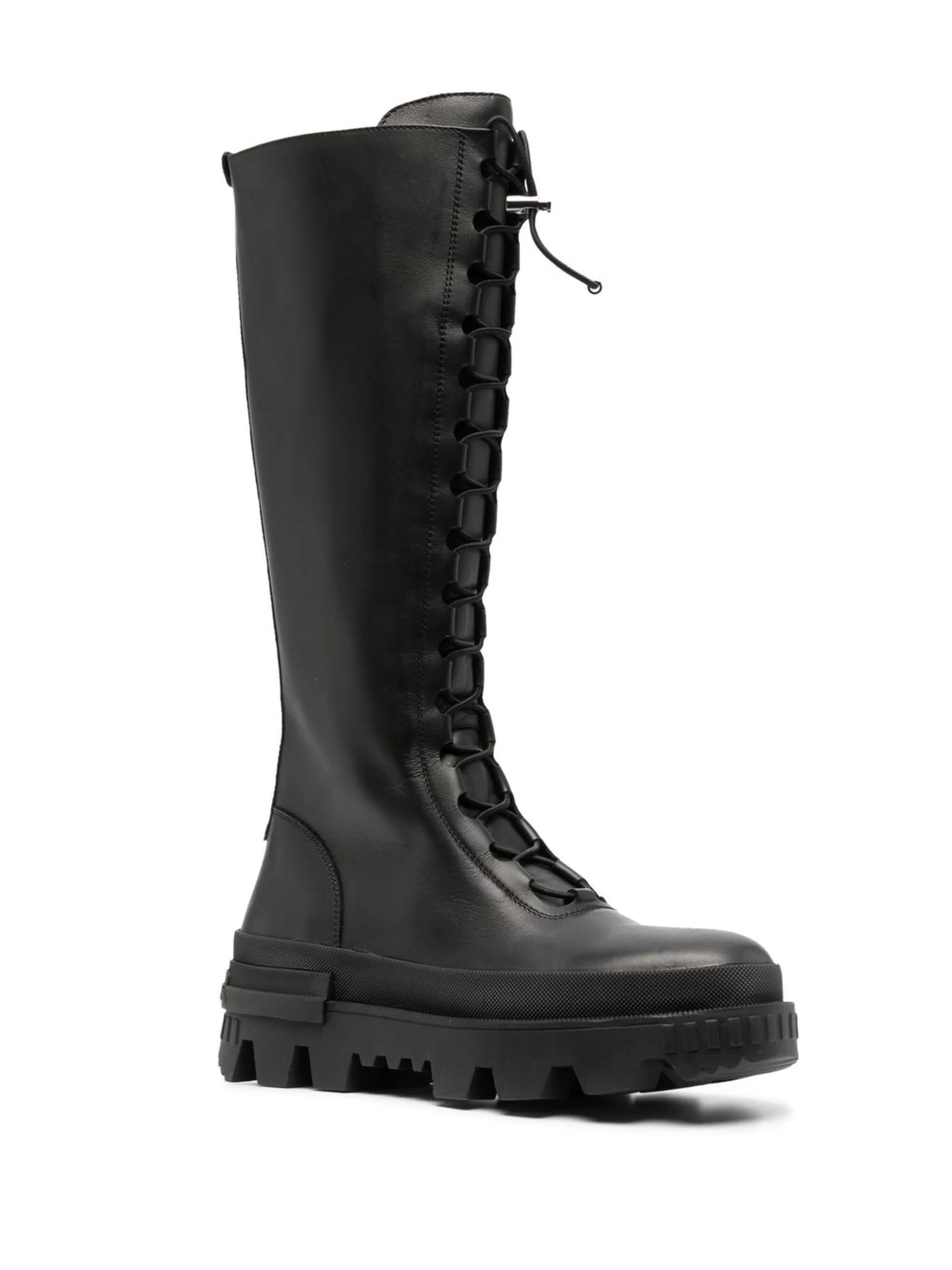Vail leather elasticated-detail boots