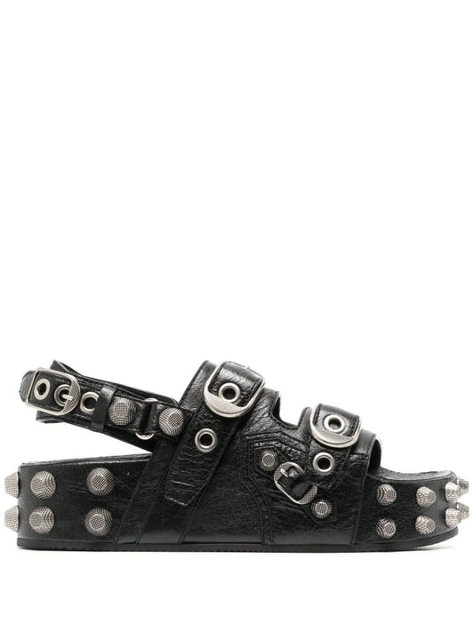 stud-embellishment open-toe sandals