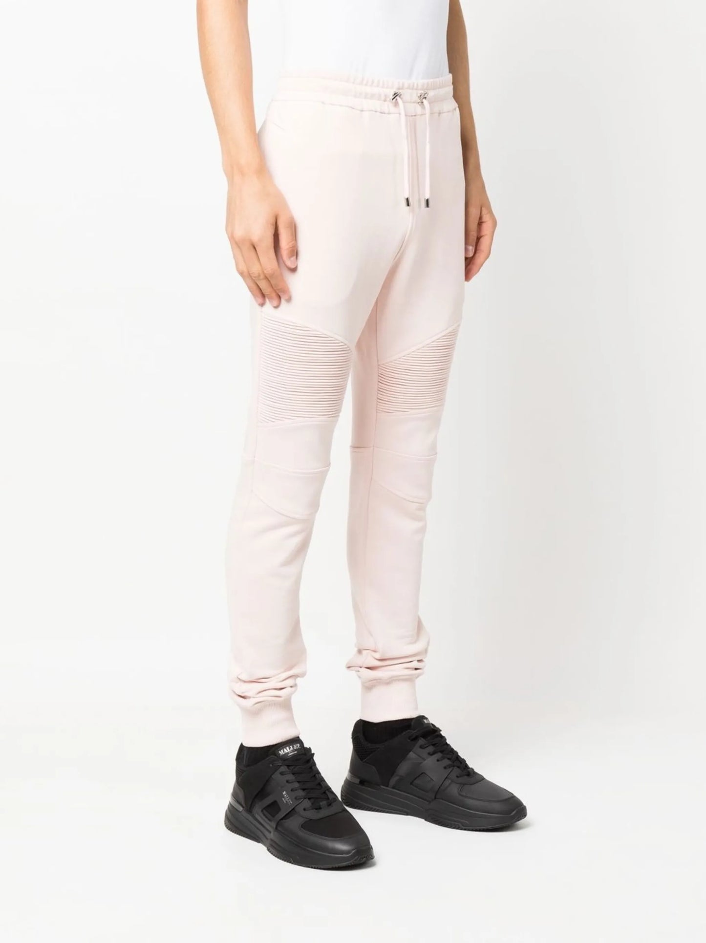 logo-print ribbed track pants