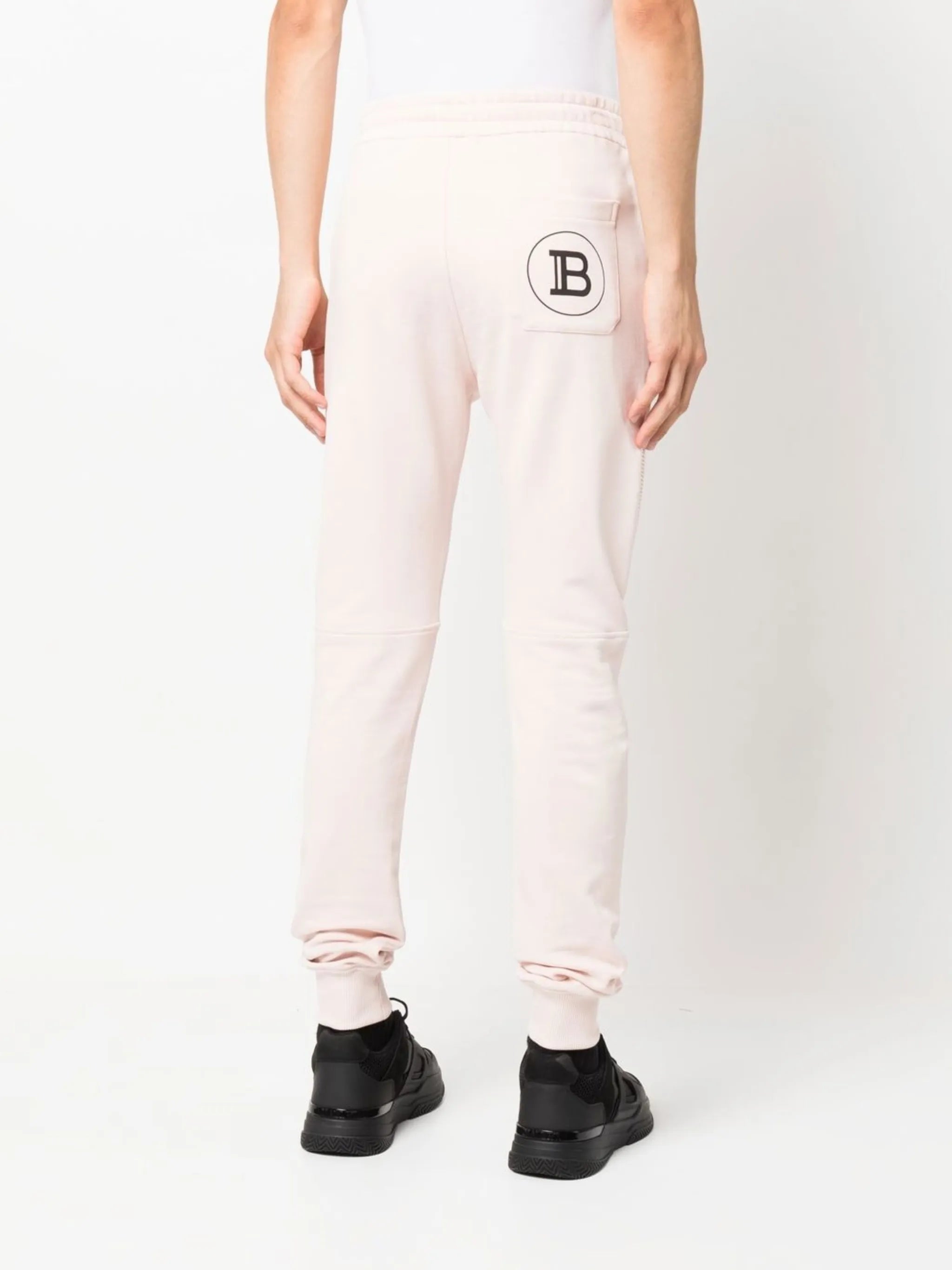 logo-print ribbed track pants