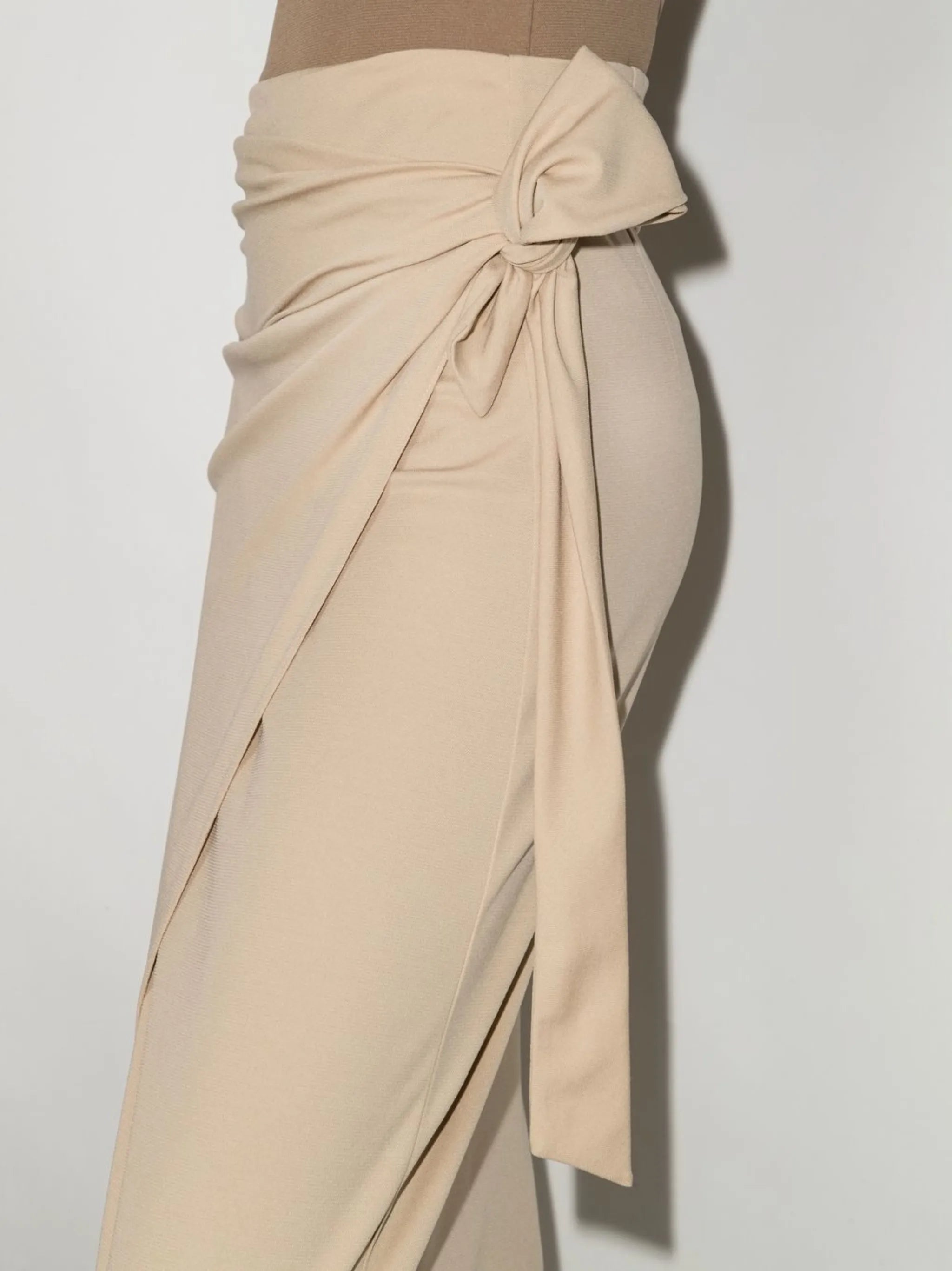 Origami wrap skirt