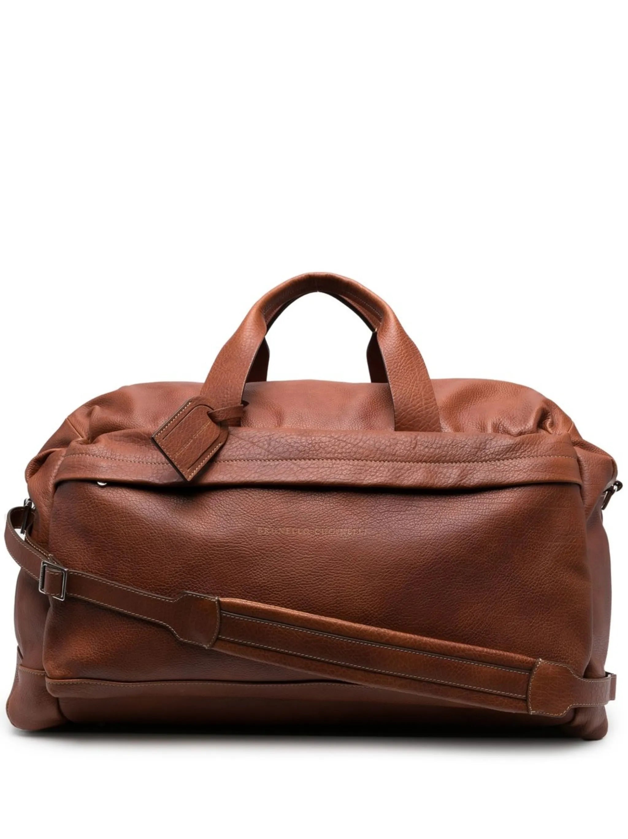 embossed-logo detail holdall