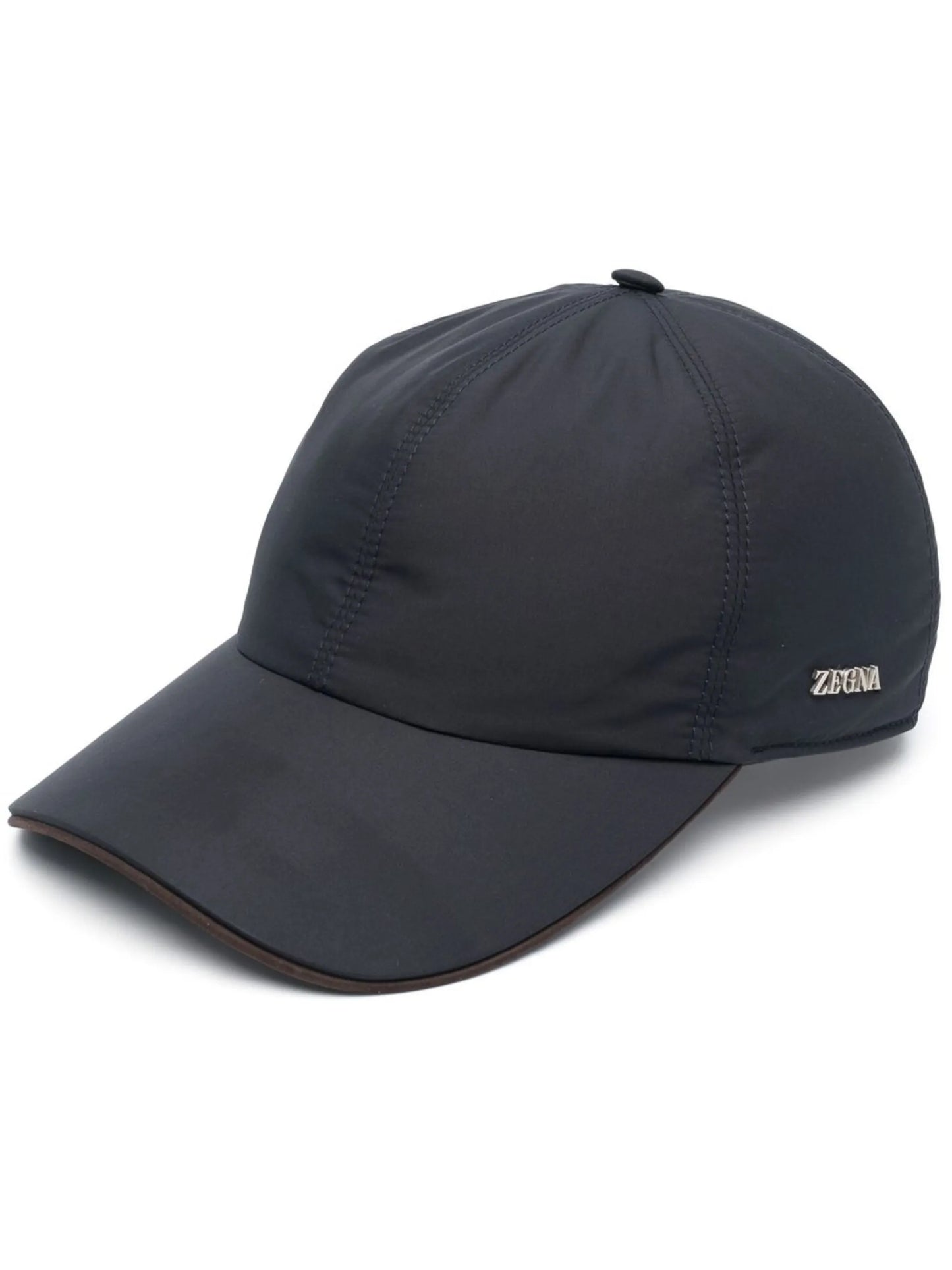 logo-plaque cotton cap