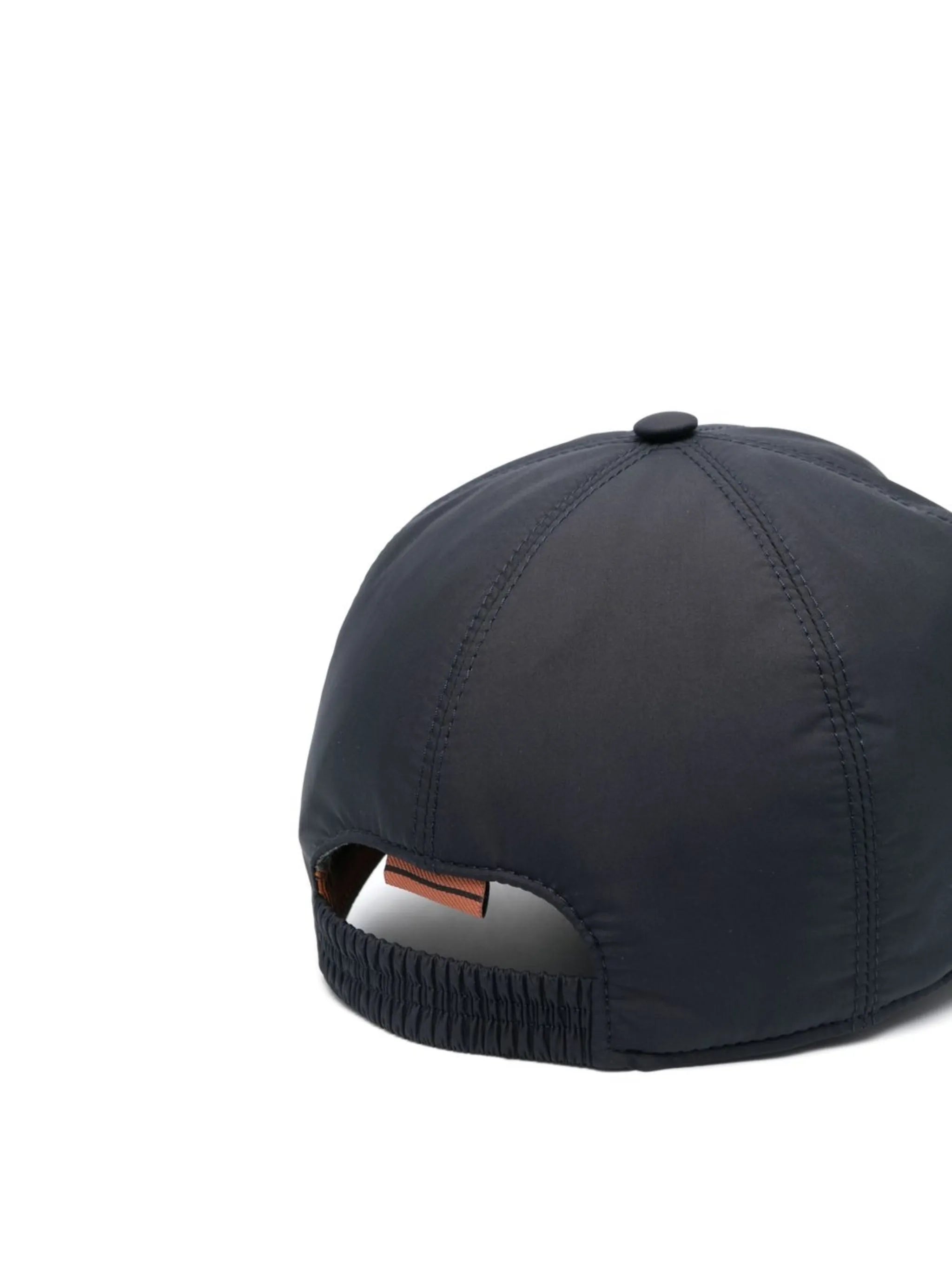 logo-plaque cotton cap