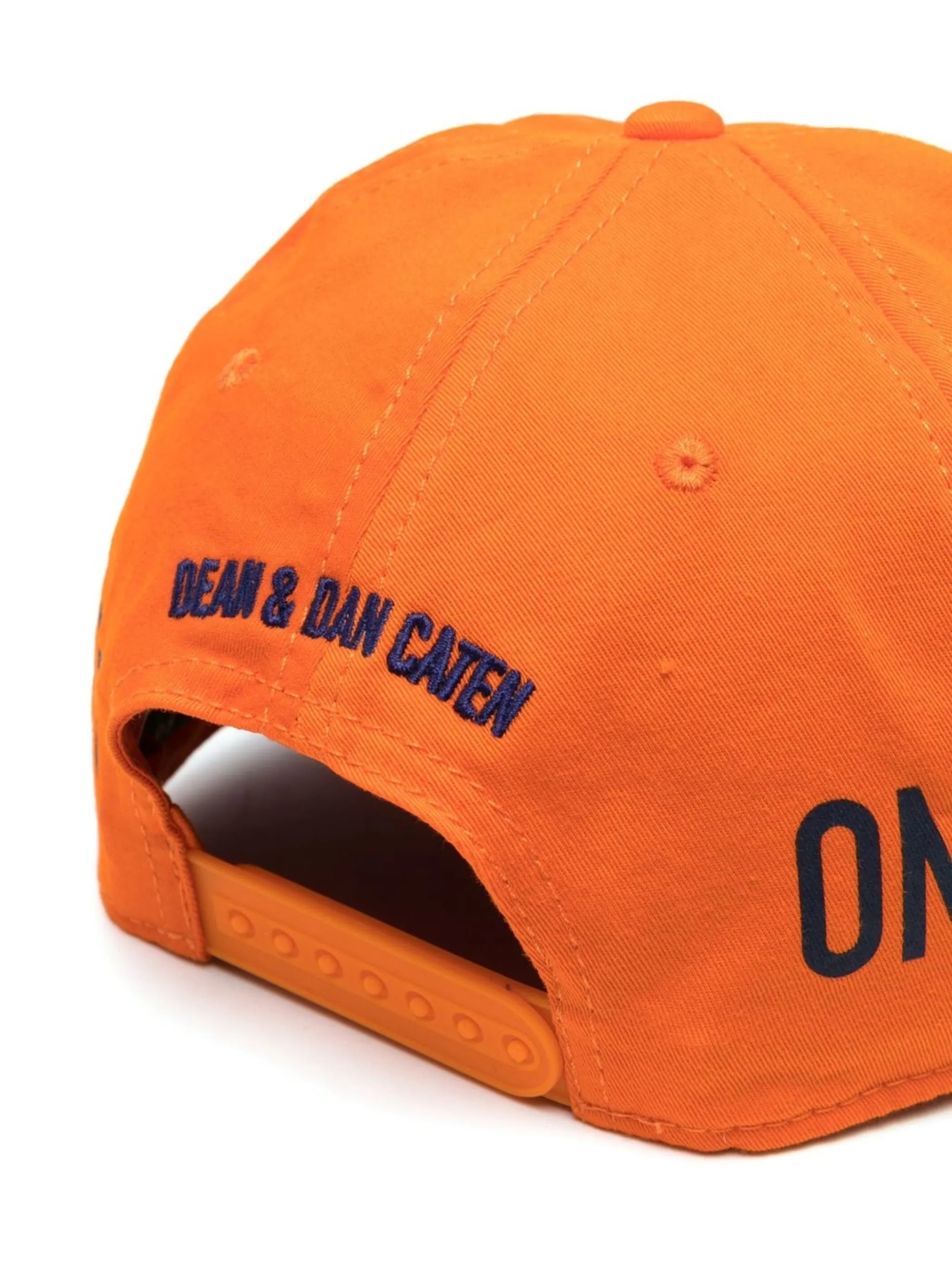 logo-print cotton cap