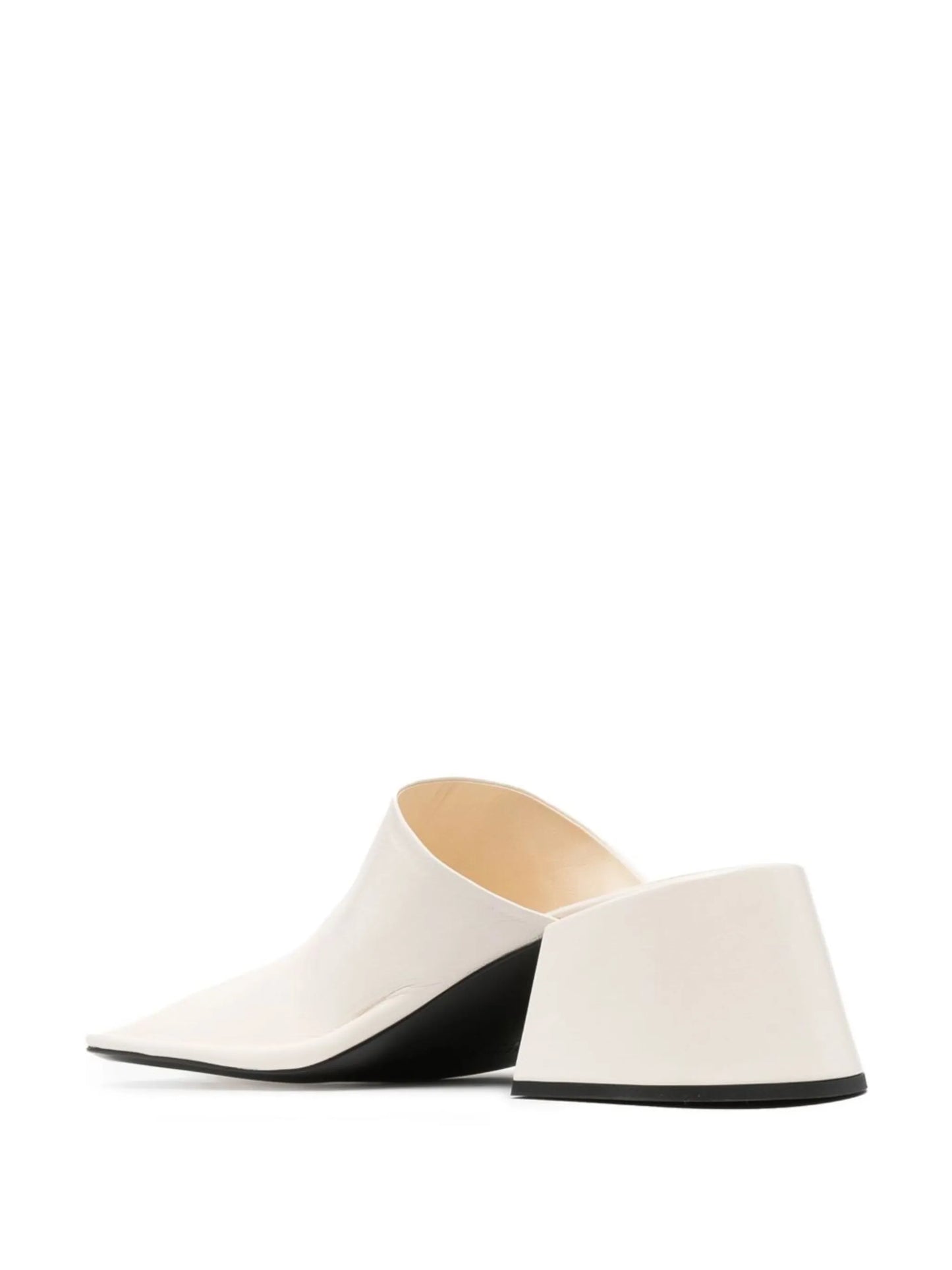 70mm square-toe mules