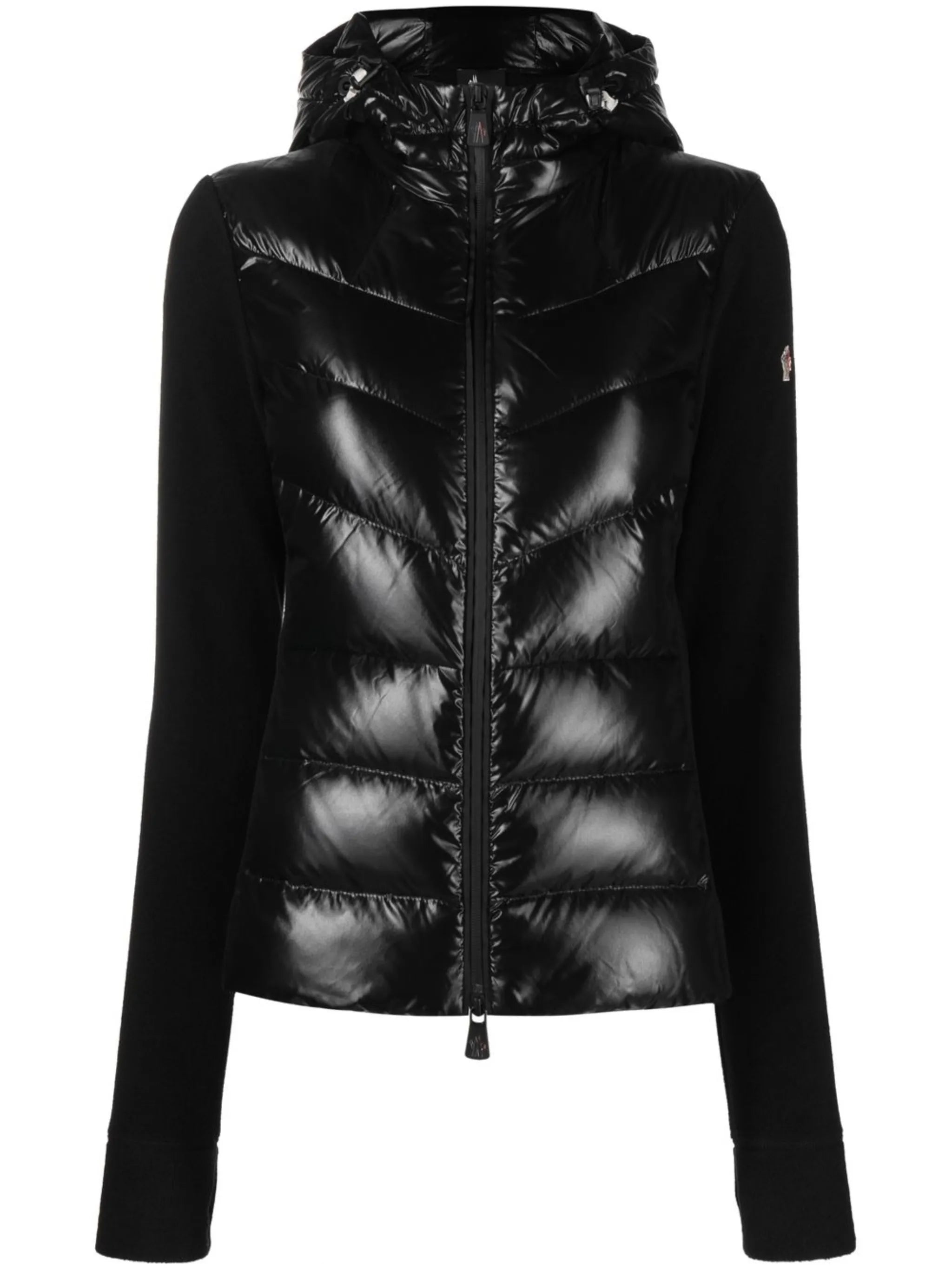 logo-patch padded-panel jacket