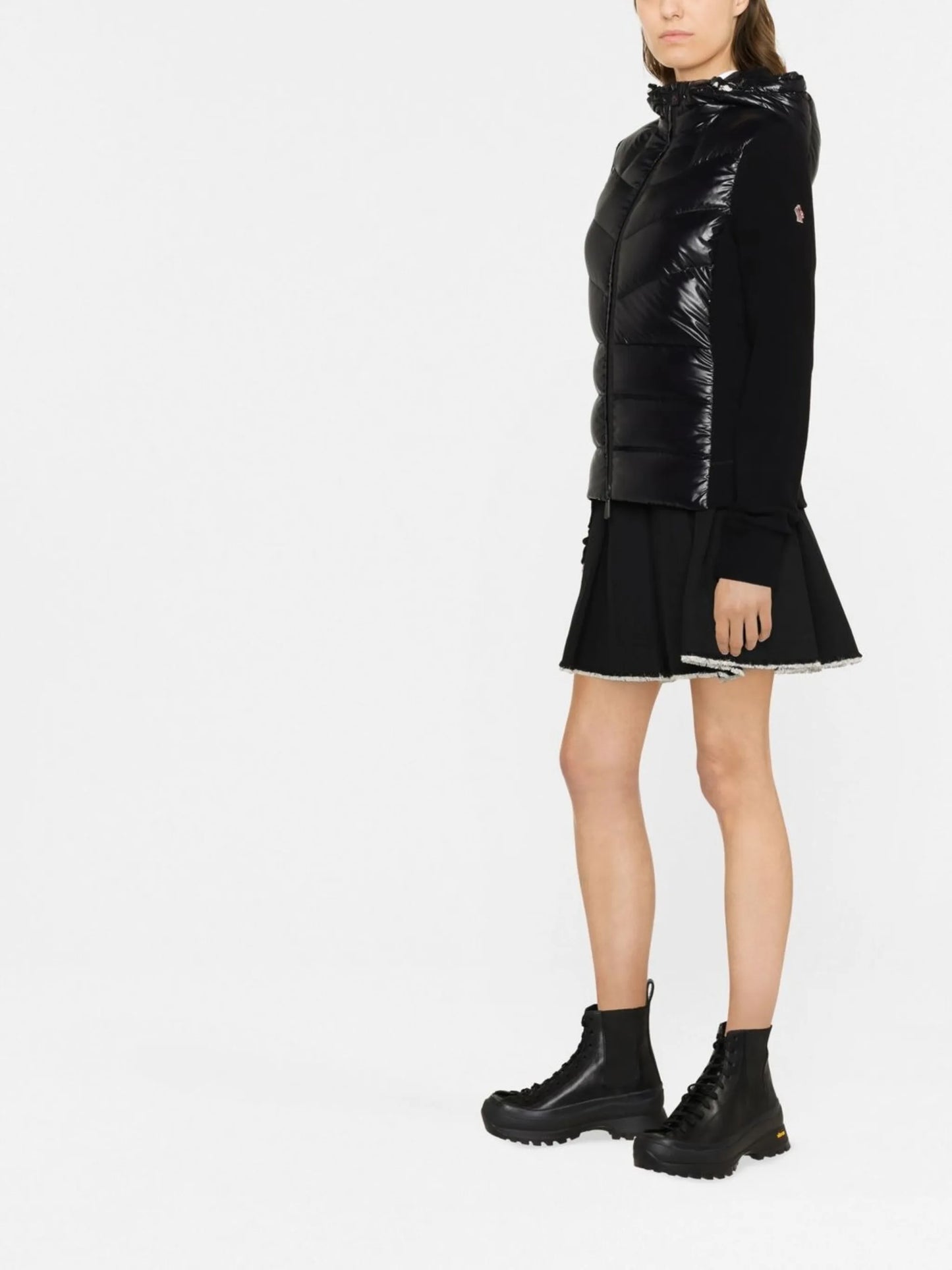 logo-patch padded-panel jacket