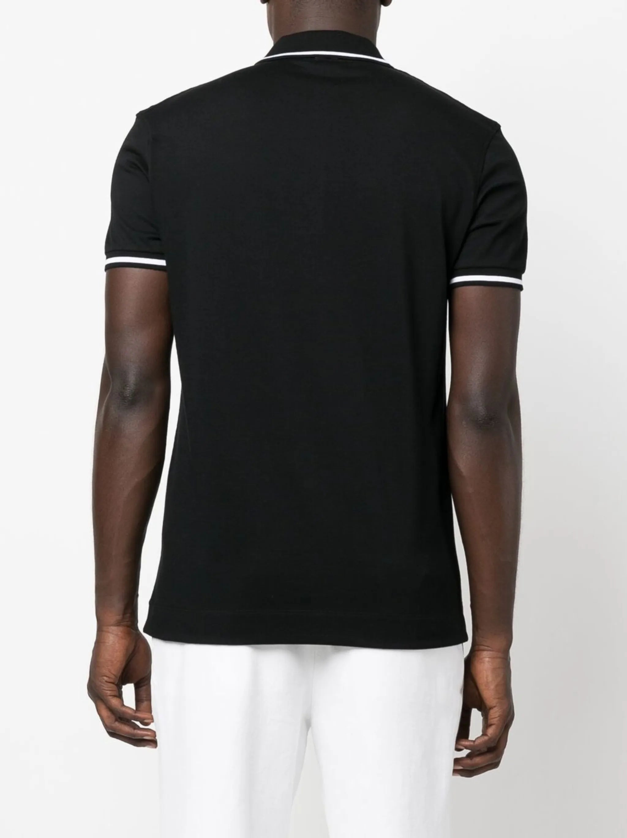 logo-embroidered polo shirt