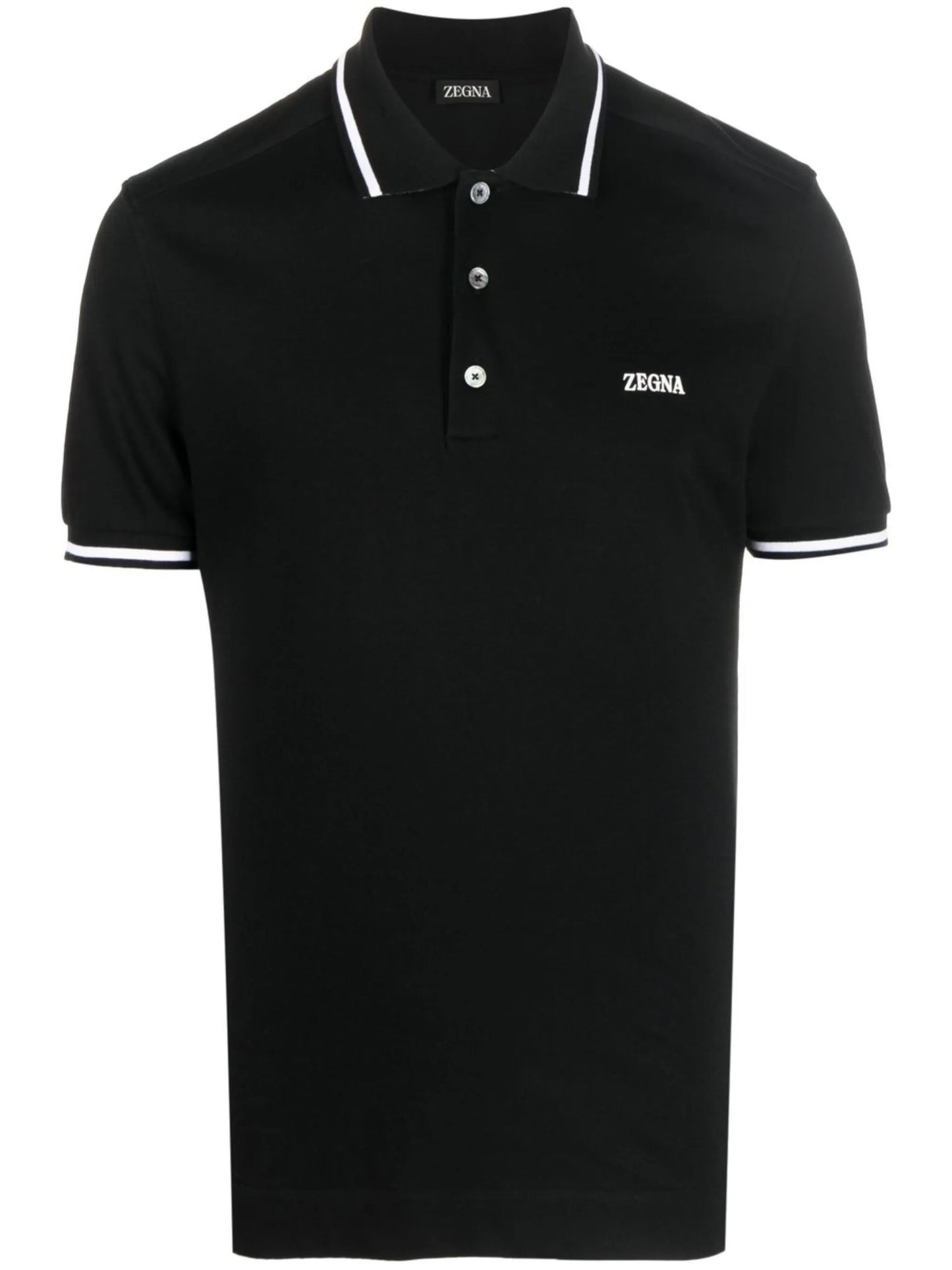 logo-embroidered polo shirt