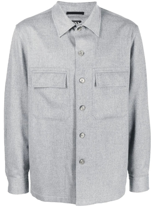 Alba Oasi cashmere overshirt
