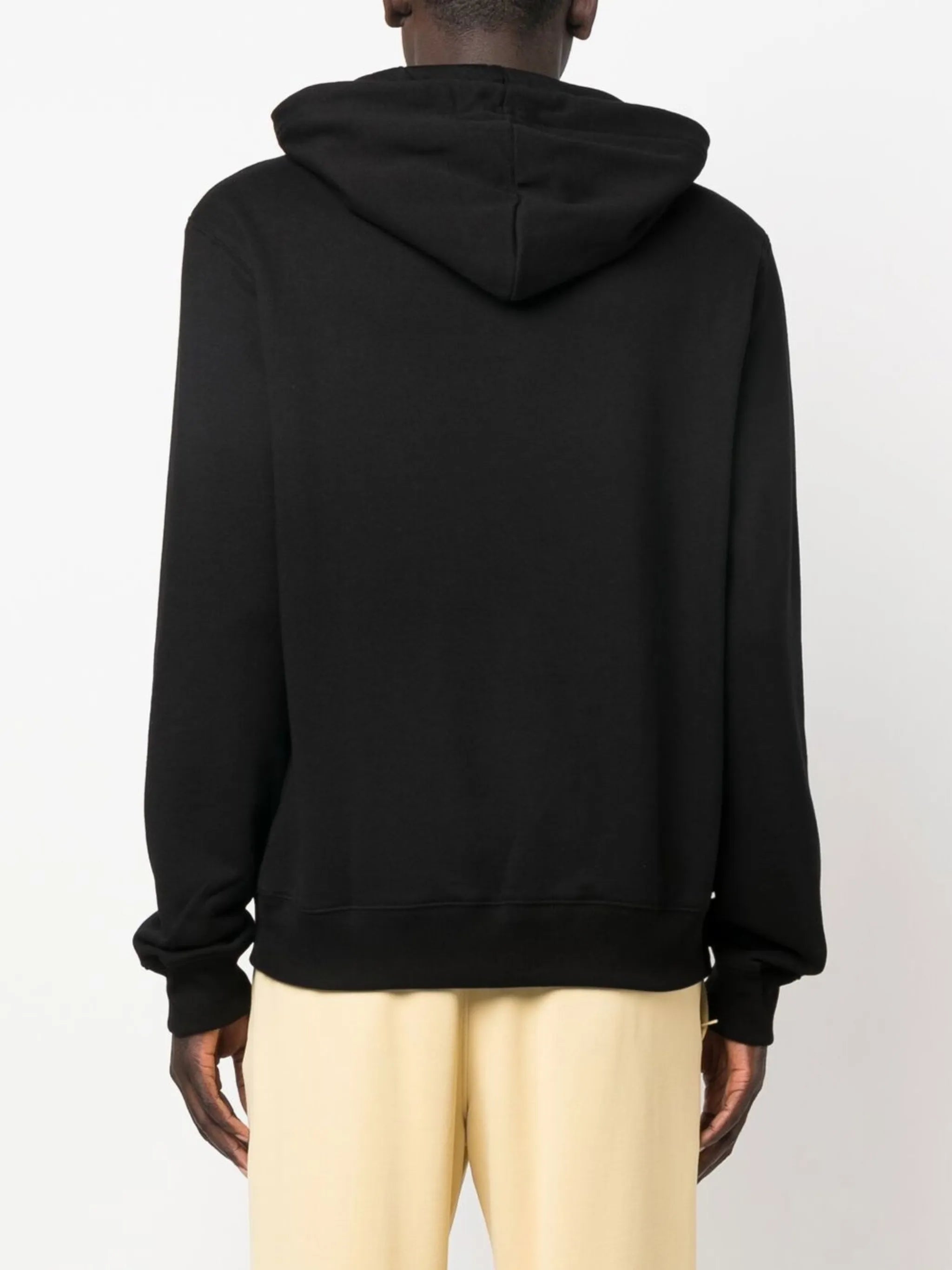 embroidered-logo pouch-pocket hoodie