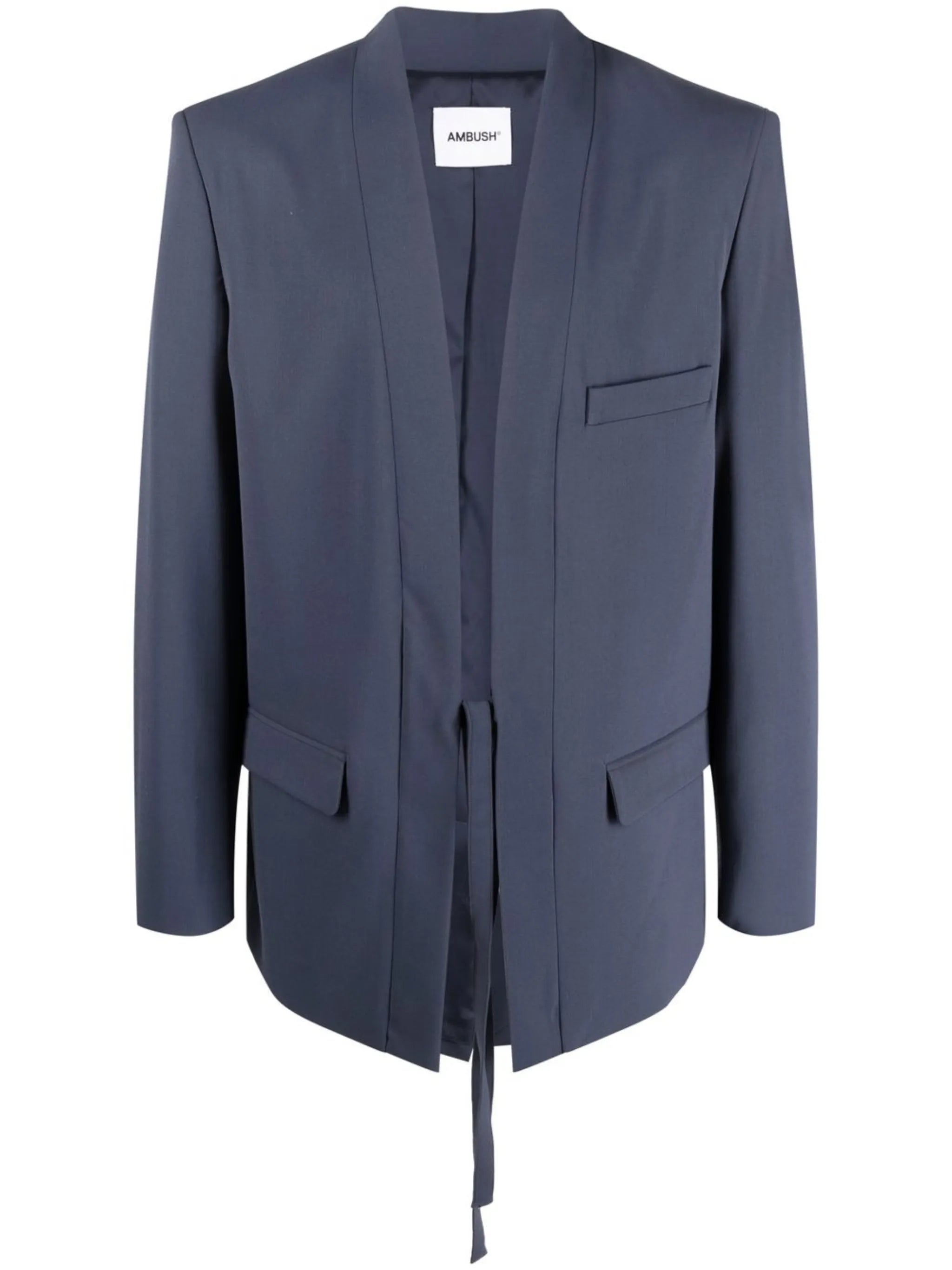 long-sleeve kimono blazer