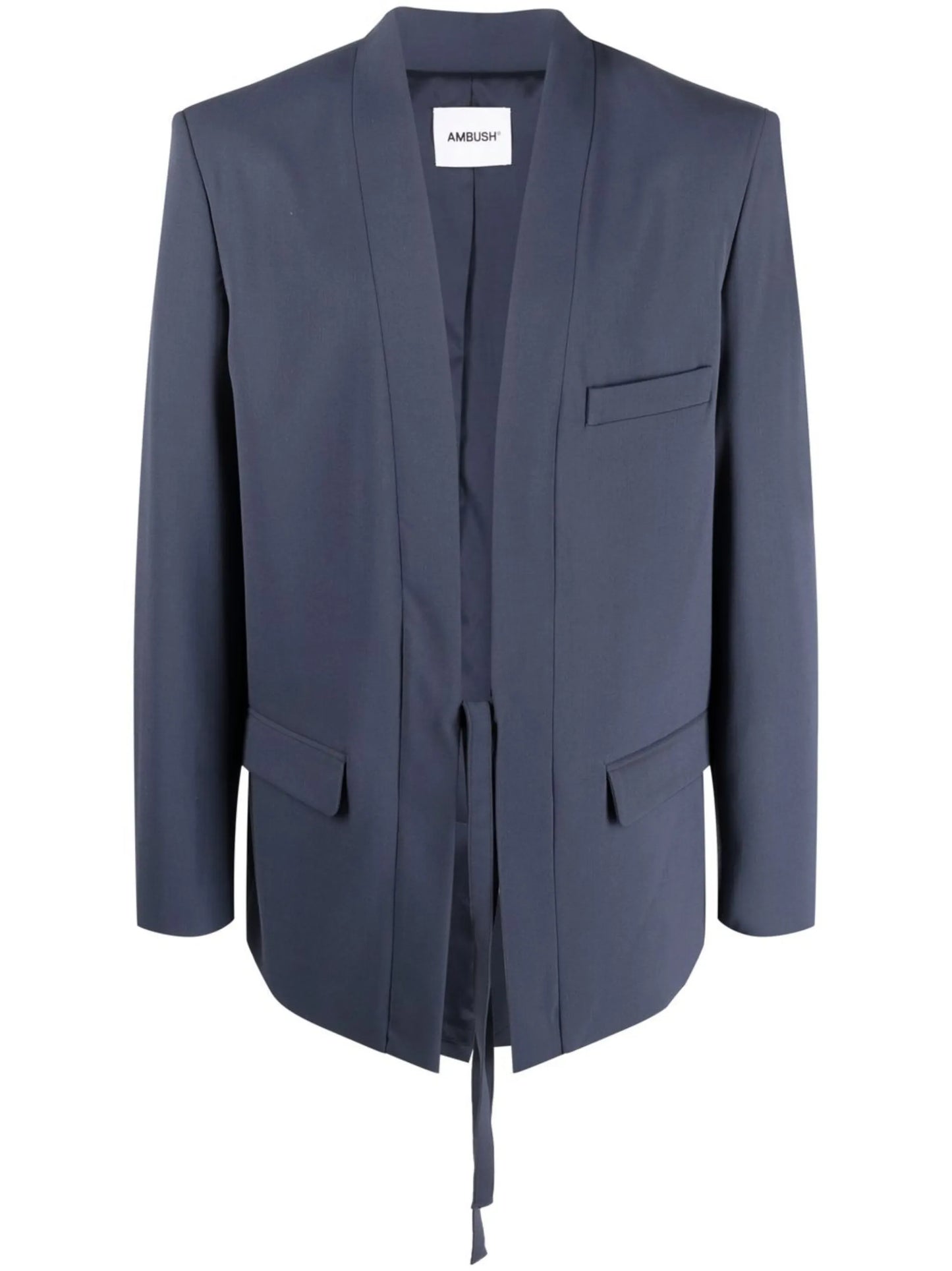 long-sleeve kimono blazer