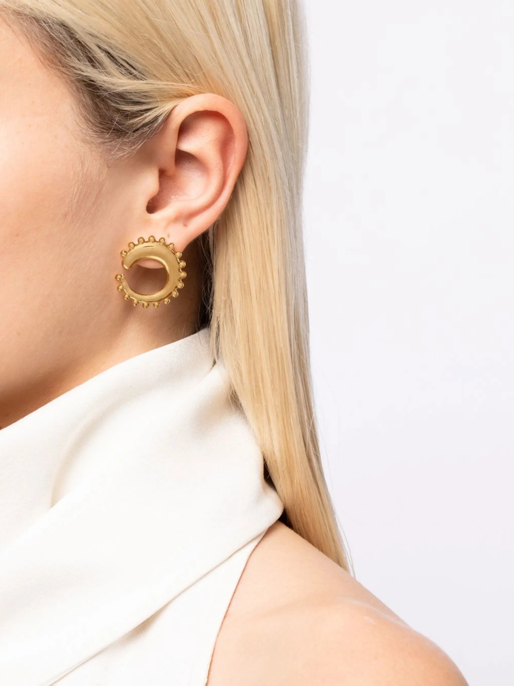 18kt gold vermeil Khartoum stud earrings