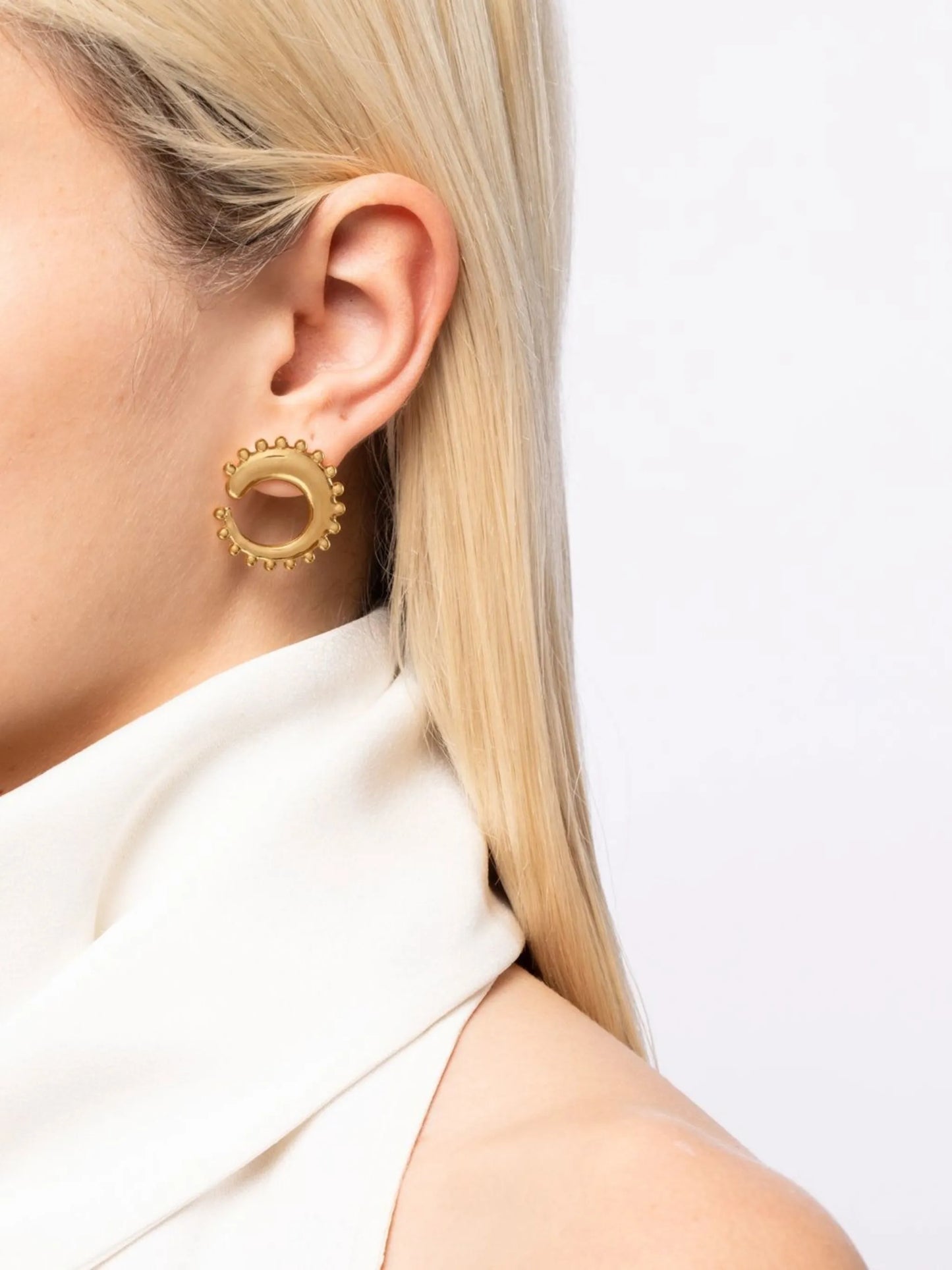 18kt gold vermeil Khartoum stud earrings
